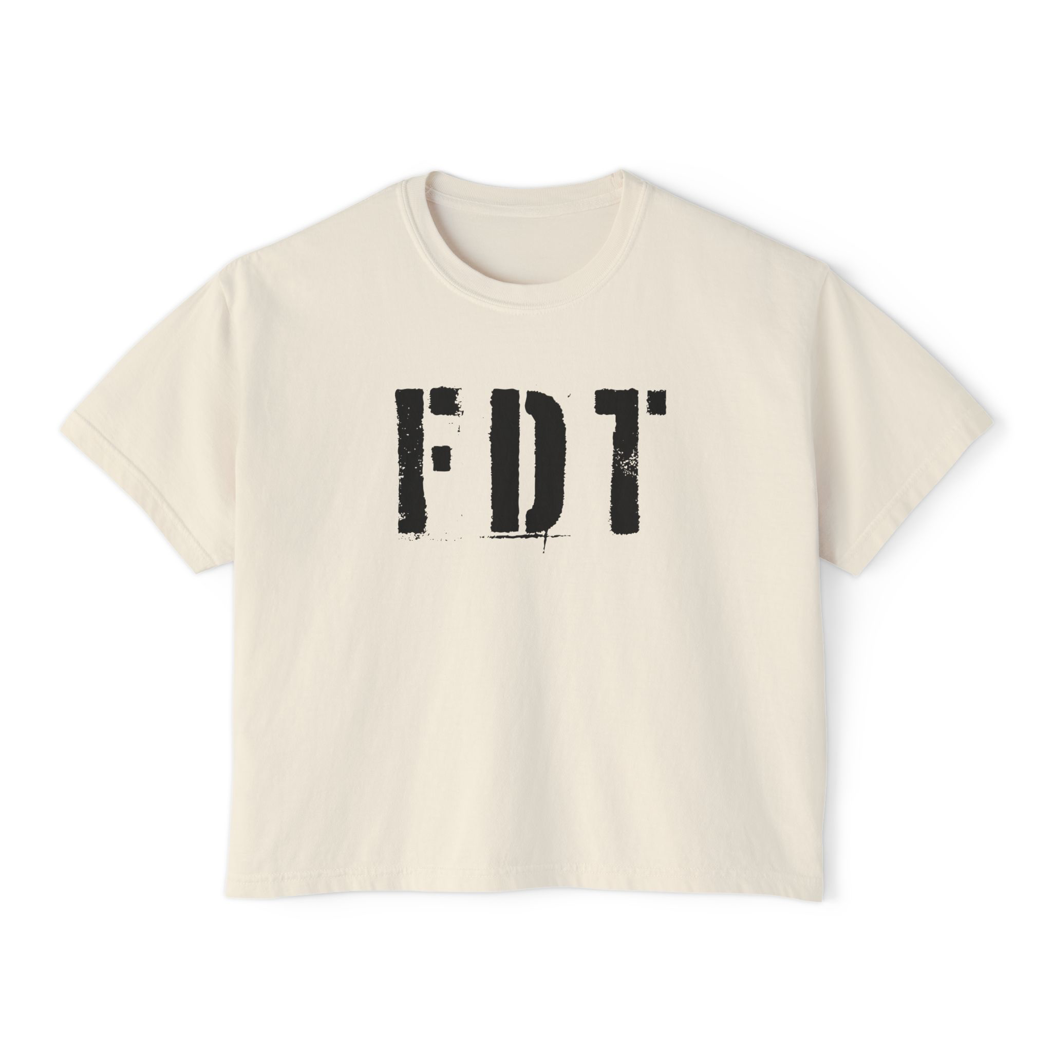 FDT WOMENS BOXY TSHIRT product thumbnail image FDT WOMENS BOXY TSHIRT product thumbnail image
