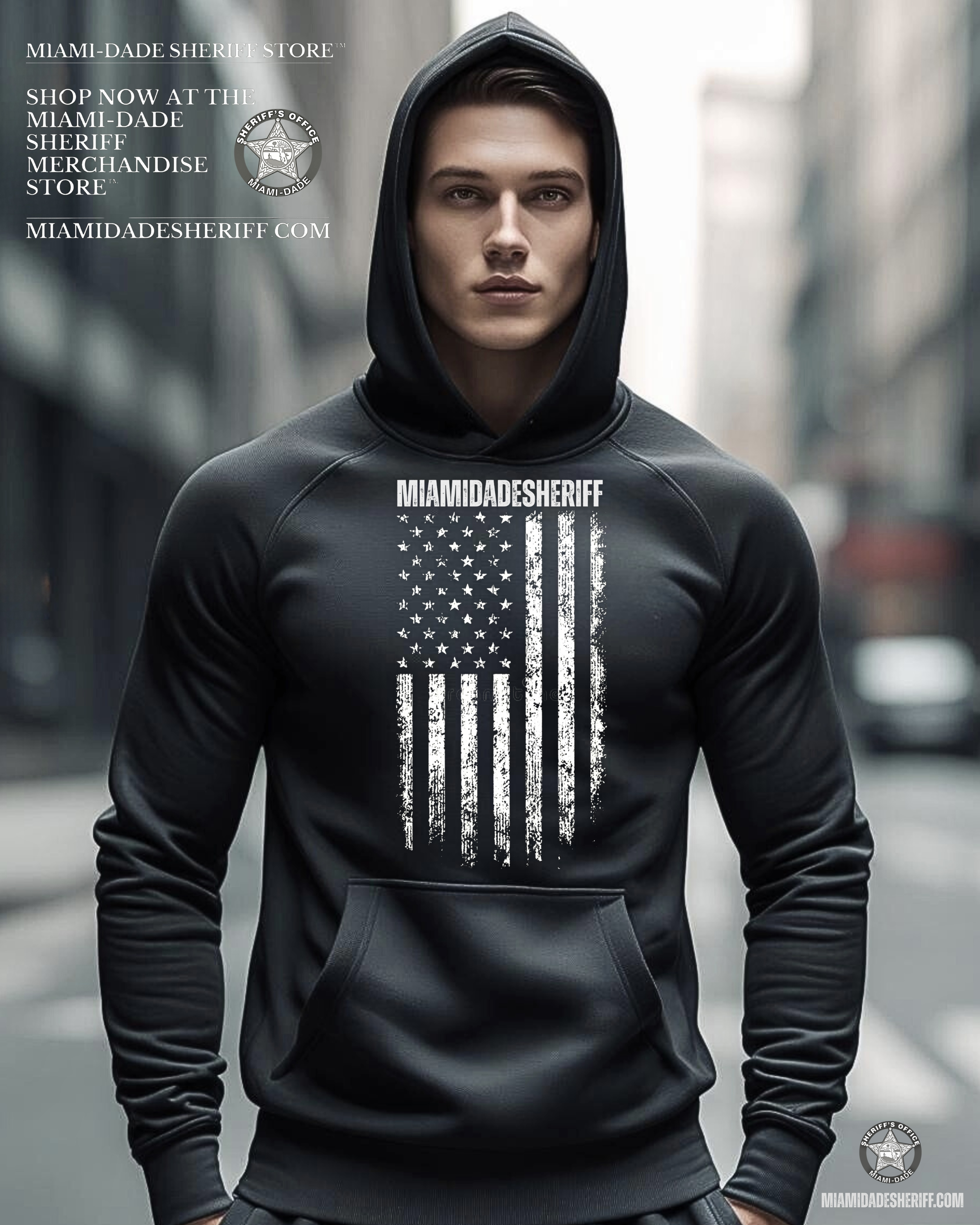 MIAMI DADE SHERIFF INSPIRED HOODIE product thumbnail image