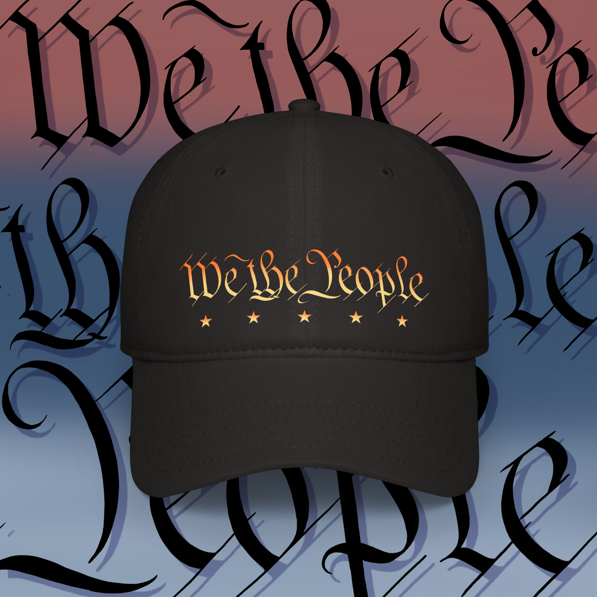 We the People Low Profile Baseball Cap - Stylish &amp; Patriotic product thumbnail image
