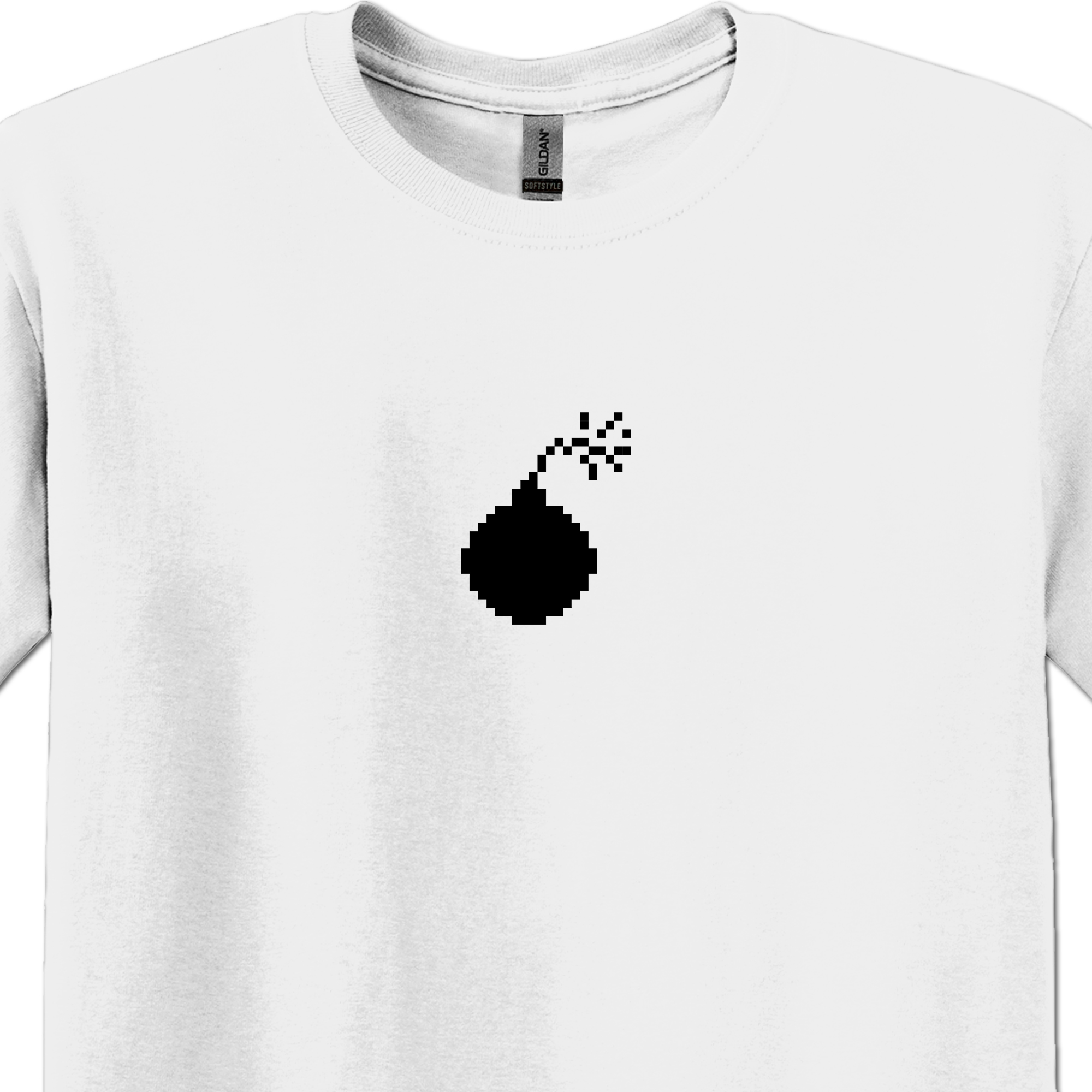 8-Bit Pixel Gamer Shirt-Bomb