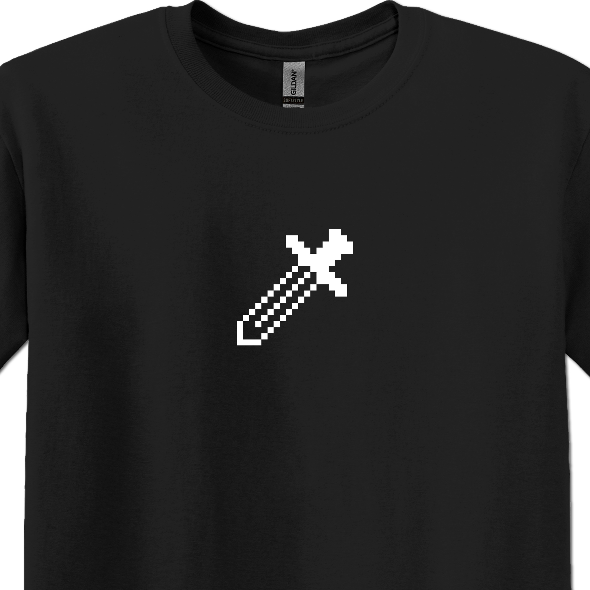 8-Bit Pixel Gamer Shirt-Sword