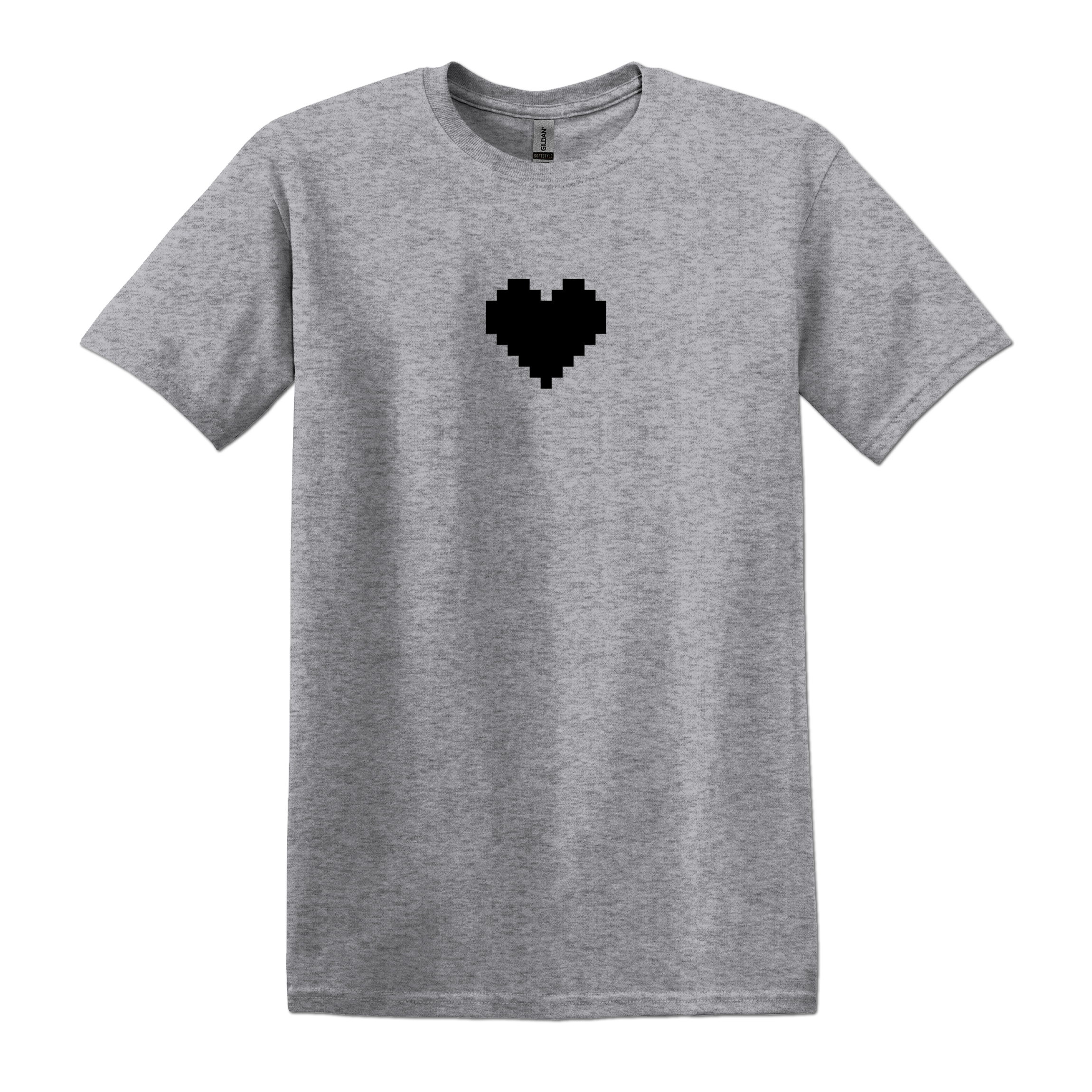 8-Bit Pixel Gamer Shirt-Heart product thumbnail image