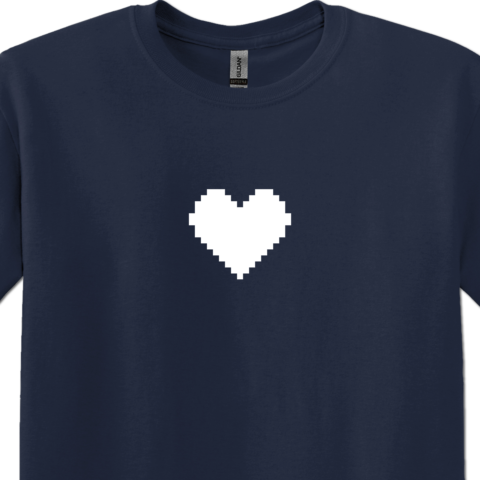 8-Bit Pixel Gamer Shirt-Heart