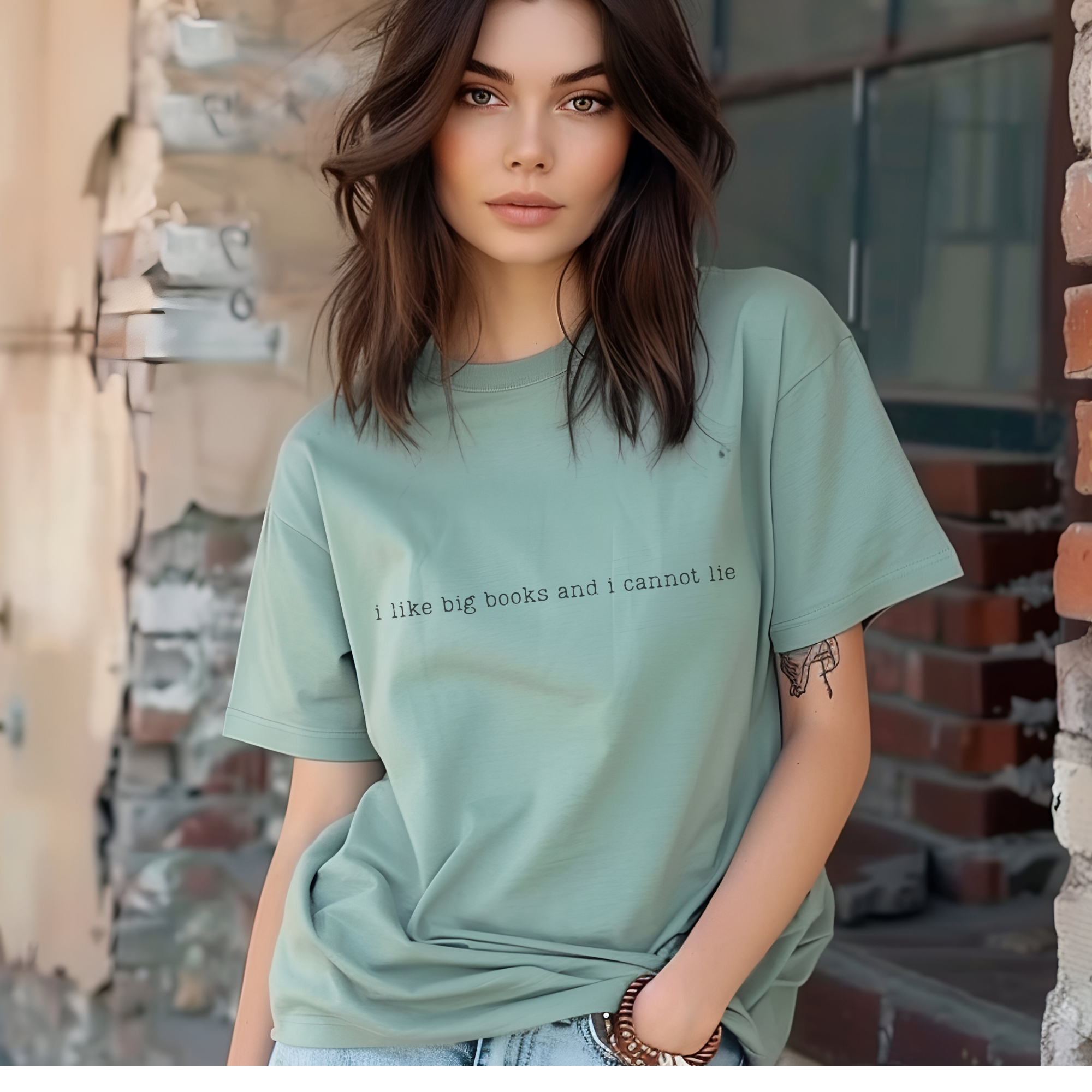 I Like Big Books Tee - Funny Bookish T-Shirt, Gifts for Readers, Bookworm Shirt, Shirts for Women Who Read product thumbnail image