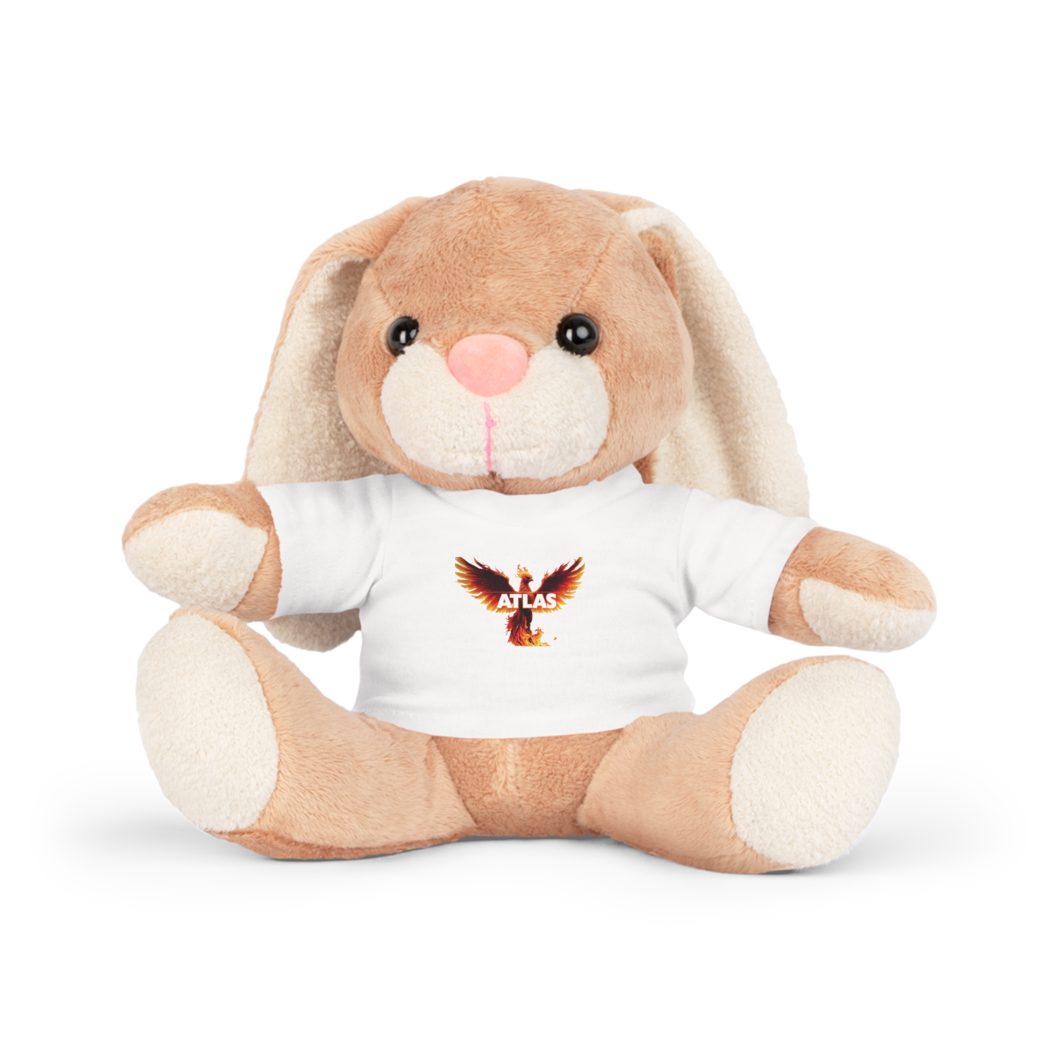 Atlas Plush Toy with T-Shirt - Adorable Bear Companion, Perfect Gift for Kids, Birthdays, Holidays, Baby Showers, Cuddly Keepsake