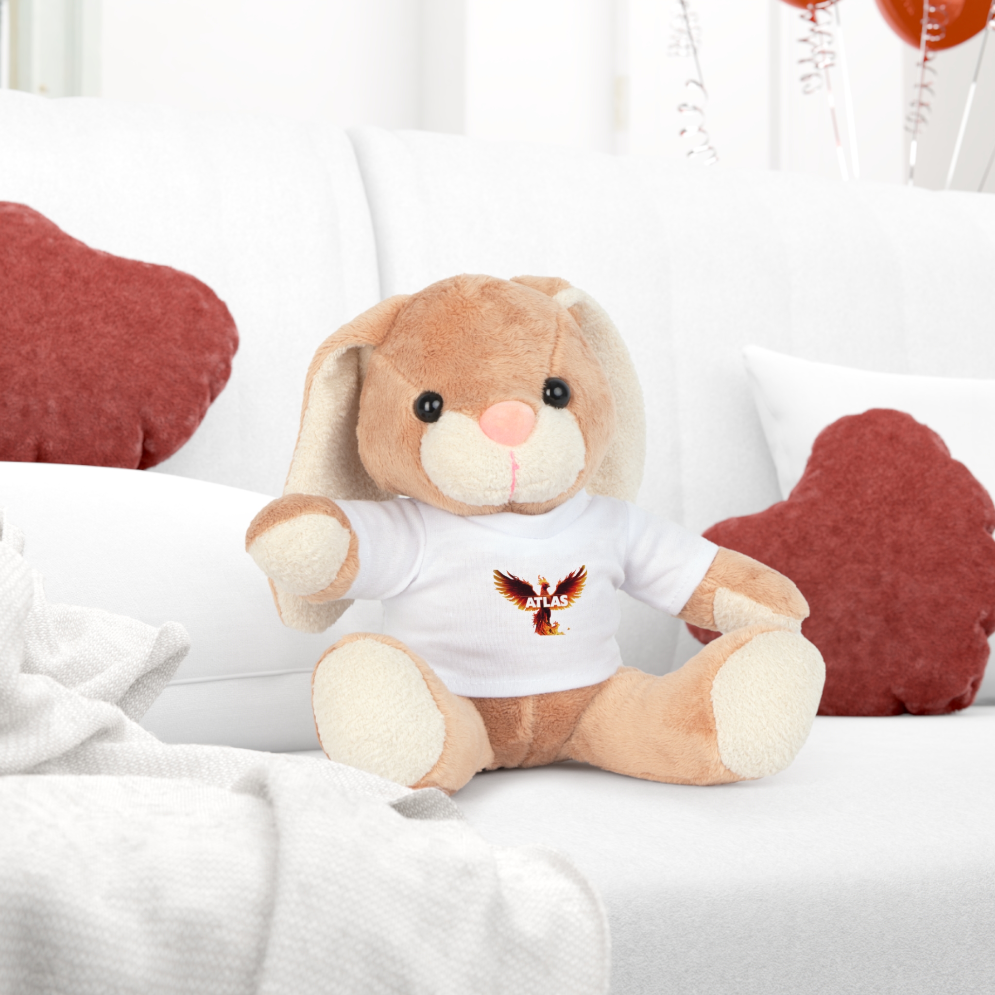 Atlas Plush Toy with T-Shirt - Adorable Bear Companion, Perfect Gift for Kids, Birthdays, Holidays, Baby Showers, Cuddly Keepsake product thumbnail image