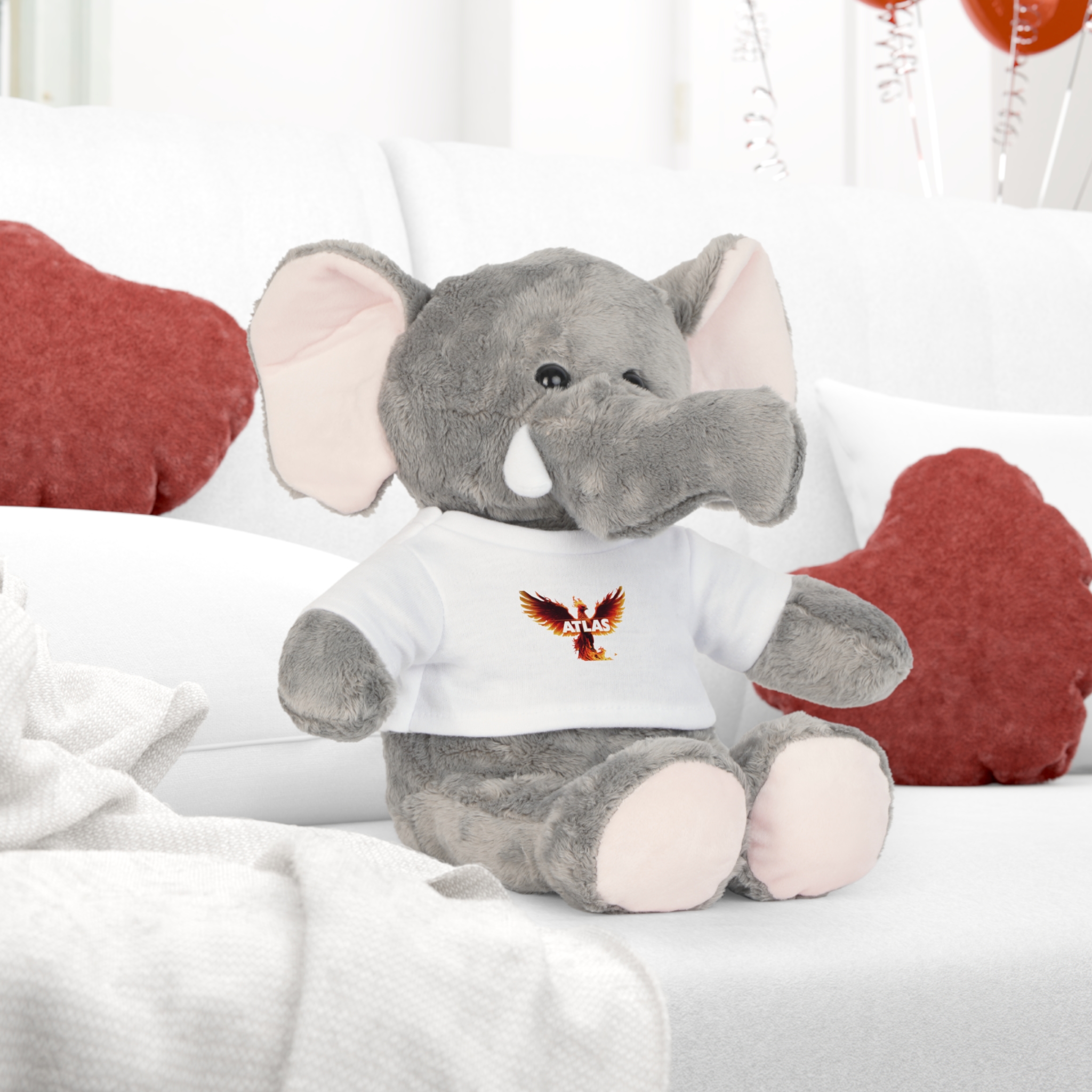 Atlas Plush Toy with T-Shirt - Adorable Bear Companion, Perfect Gift for Kids, Birthdays, Holidays, Baby Showers, Cuddly Keepsake product thumbnail image