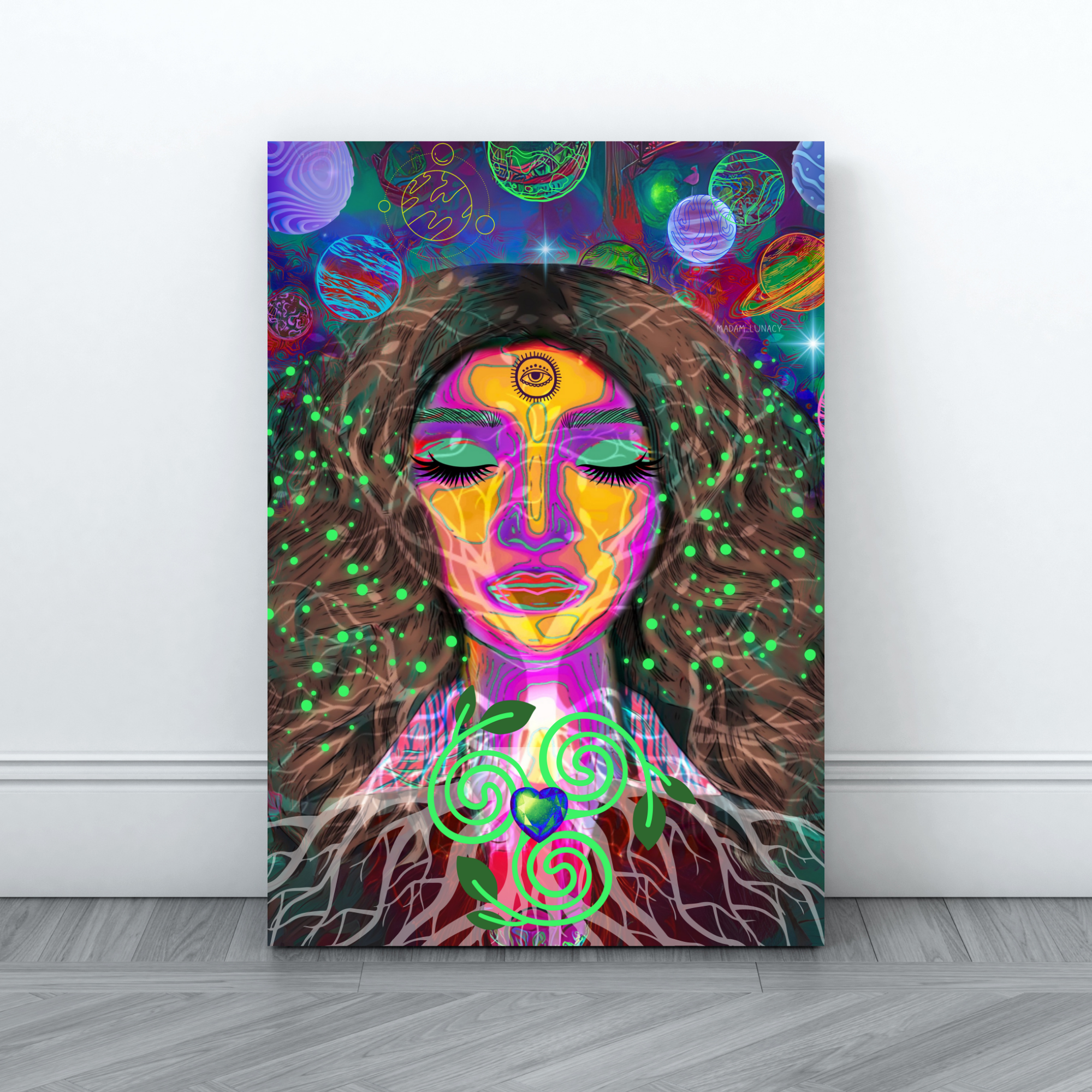 Animism. Art by Madam Lunacy │Green Goddess Chronicles  product thumbnail image