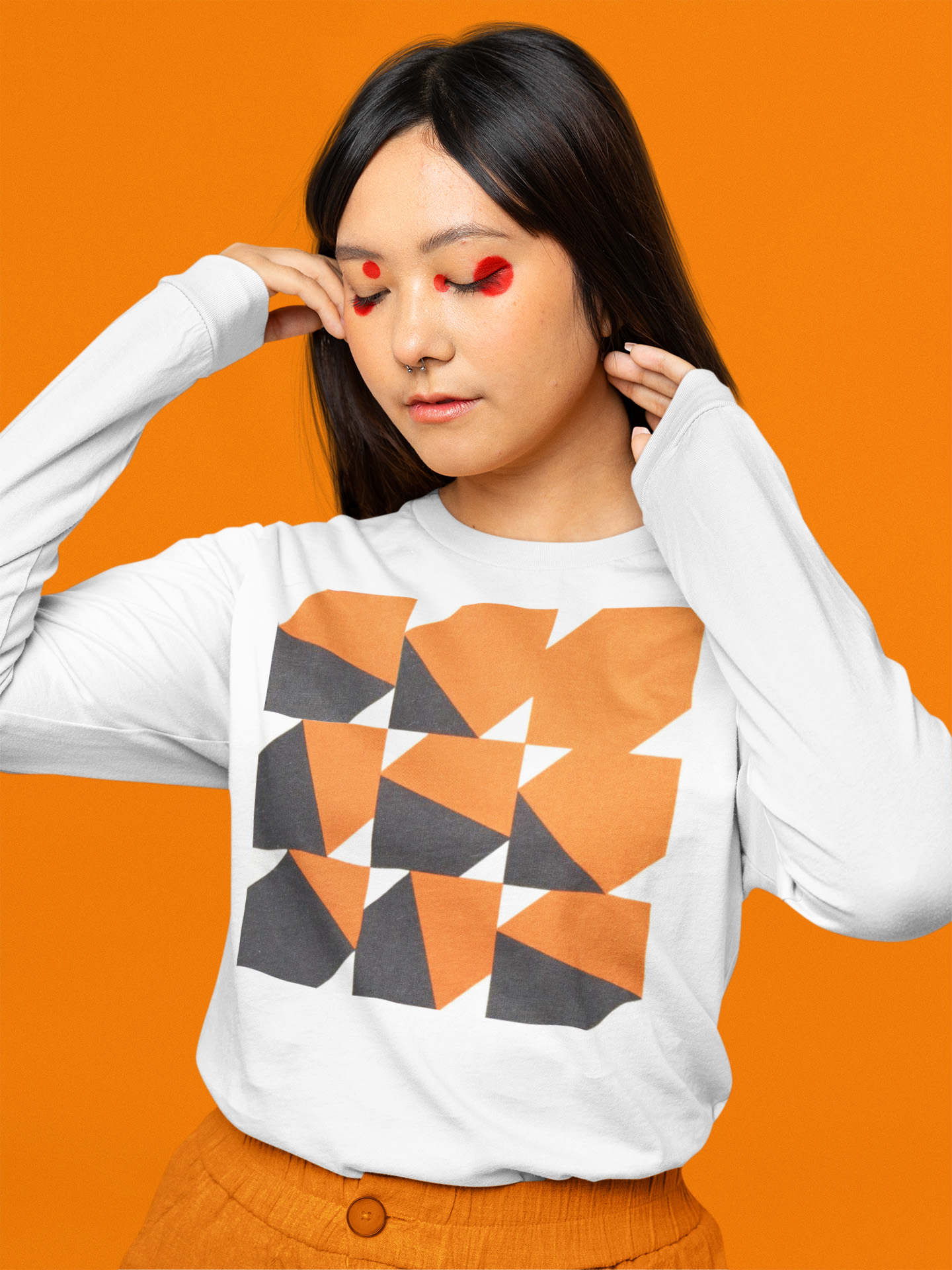 Geometric Pattern Crewneck Sweatshirt | Unisex Sweatshirt for Cozy Casual Wear, Gift for Art Lovers, Fall & Winter Style, Graphic Sweatshirt product thumbnail image Geometric Pattern Crewneck Sweatshirt | Unisex Sweatshirt for Cozy Casual Wear, Gift for Art Lovers, Fall & Winter Style, Graphic Sweatshirt product thumbnail image
