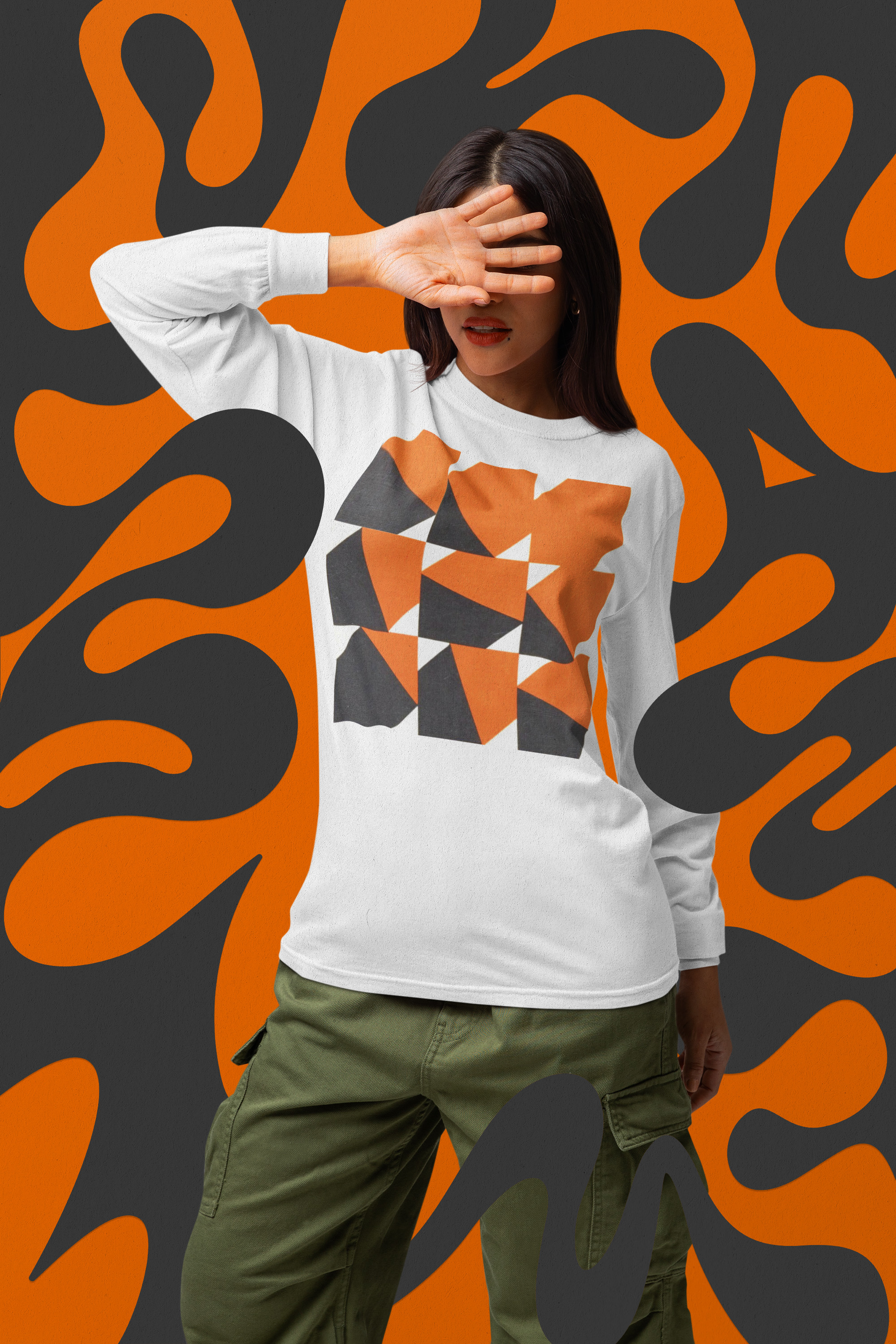 Geometric Pattern Crewneck Sweatshirt | Unisex Sweatshirt for Cozy Casual Wear, Gift for Art Lovers, Fall & Winter Style, Graphic Sweatshirt product thumbnail image Geometric Pattern Crewneck Sweatshirt | Unisex Sweatshirt for Cozy Casual Wear, Gift for Art Lovers, Fall & Winter Style, Graphic Sweatshirt product thumbnail image