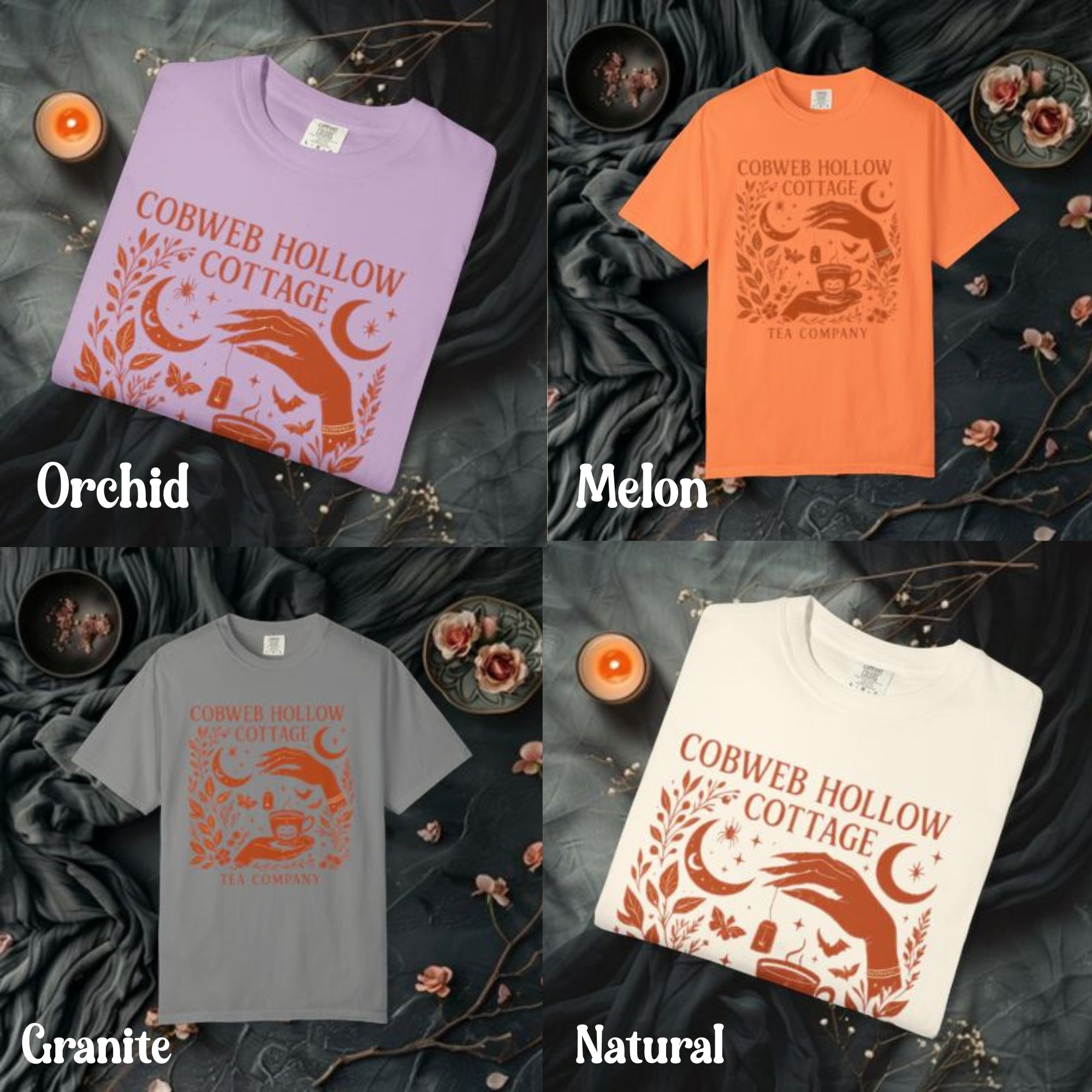 Charming Cottage Tea Company T-Shirt, Cozy Tea Lover Gift, Unisex Graphic Tee, Nature-Inspired Apparel, Comfortable Everyday Wear product thumbnail image Charming Cottage Tea Company T-Shirt, Cozy Tea Lover Gift, Unisex Graphic Tee, Nature-Inspired Apparel, Comfortable Everyday Wear product thumbnail image