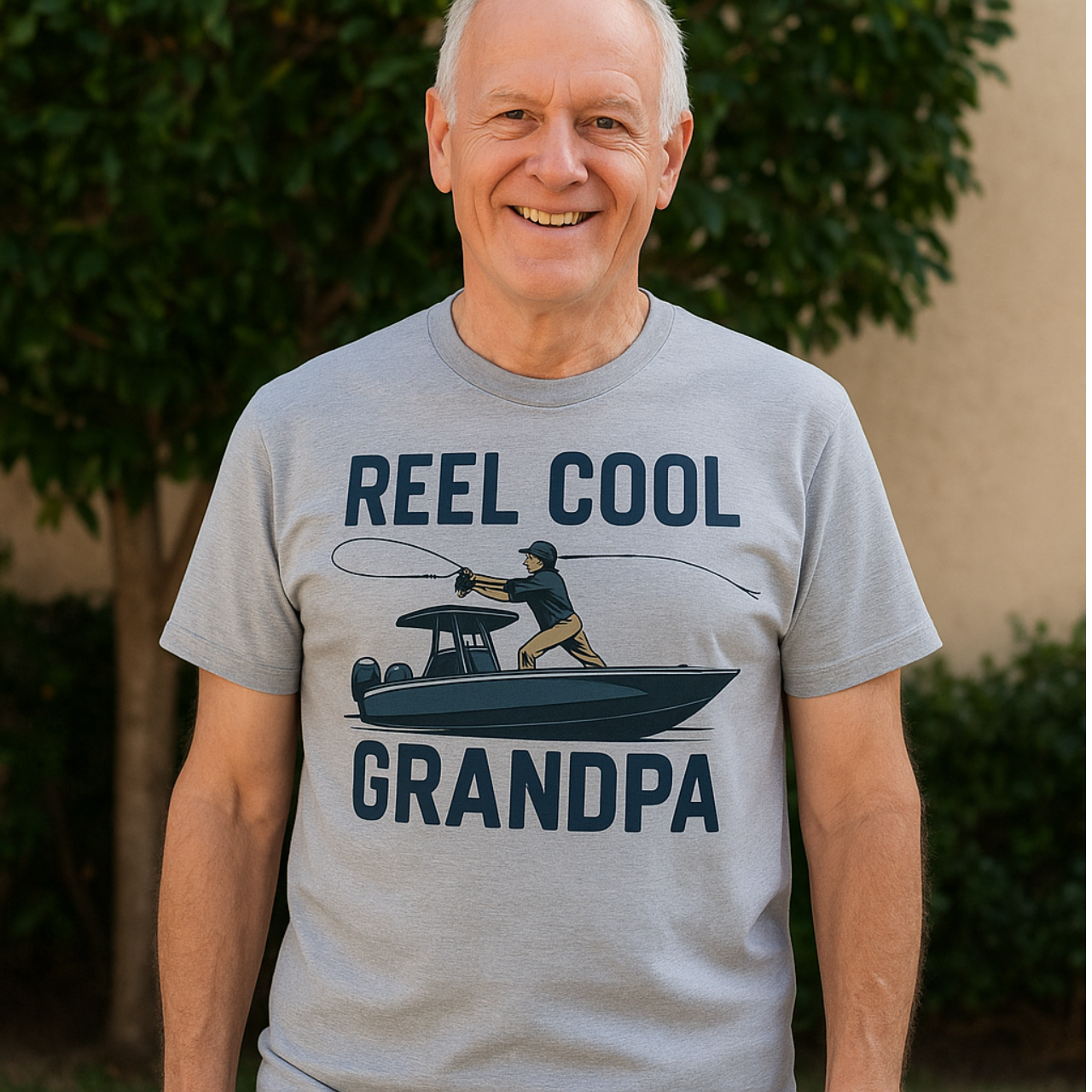 Reel Cool Grandpa Shirt product thumbnail image