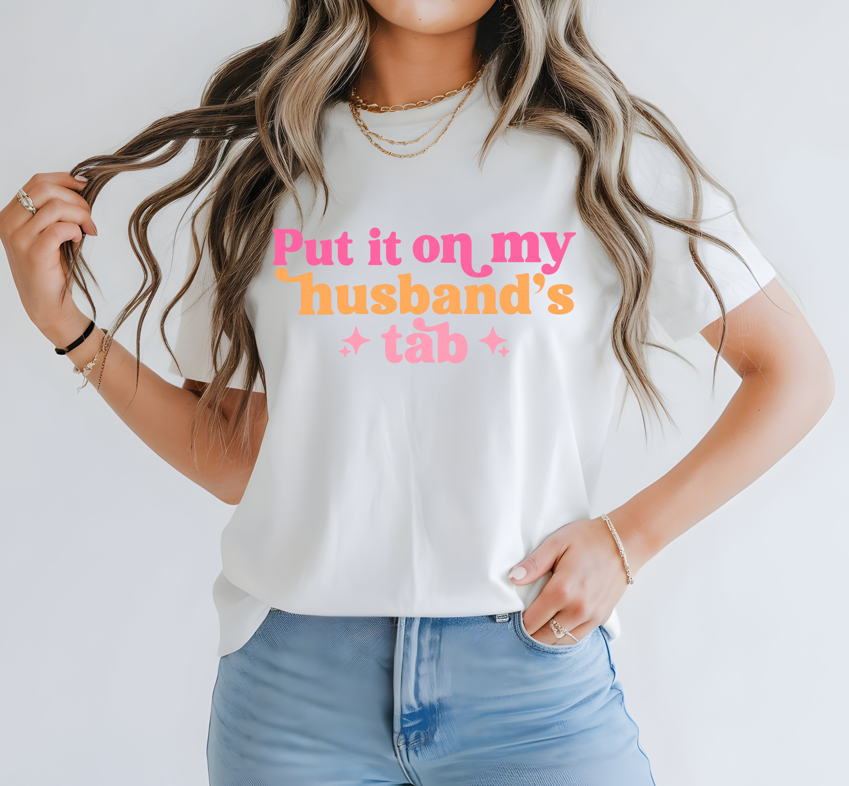 Put It On My Husband's Tab Shirt | Funny Wife Shirt | Adult Humor Shirt | Funny Quote Shirt | Gift for Wife Put It On My Husband's Tab Shirt | Funny Wife Shirt | Adult Humor Shirt | Funny Quote Shirt | Gift for Wife