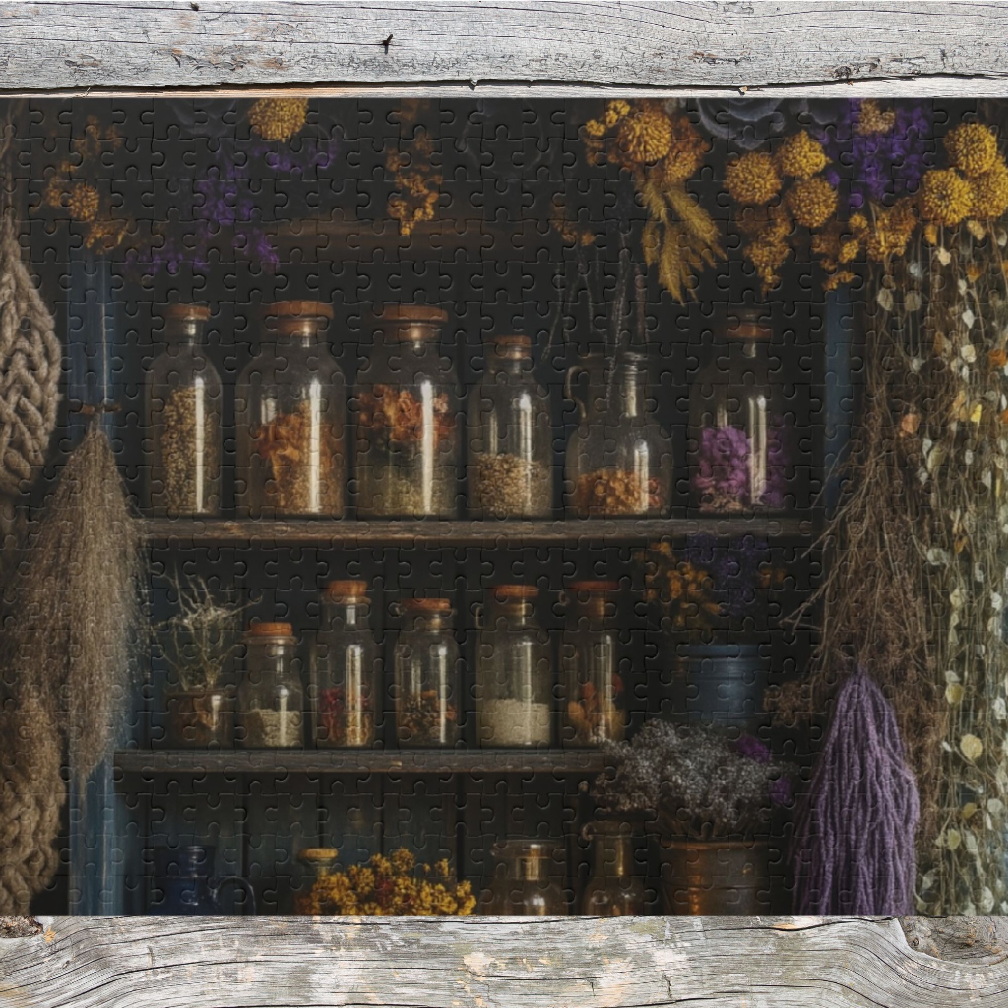 Rustic Herbs Puzzle for Nature Lovers, 500-Piece Jigsaw for Relaxation and Family Fun, Perfect Gift for Home Decor and Puzzle [...] product thumbnail image