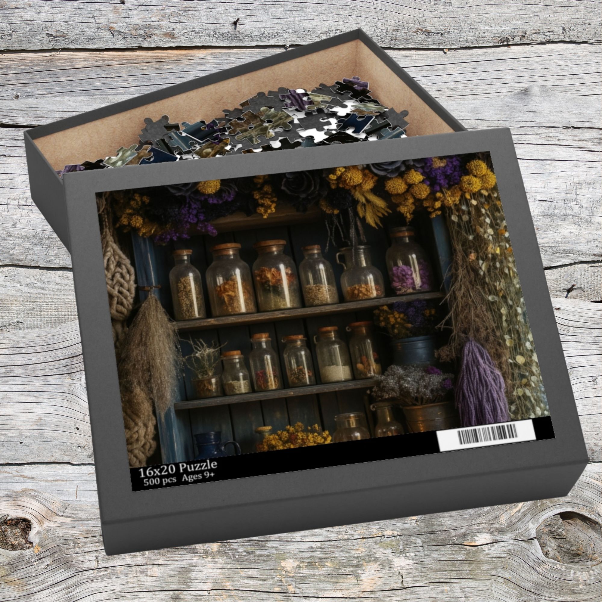 Rustic Herbs Puzzle for Nature Lovers, 500-Piece Jigsaw for Relaxation and Family Fun, Perfect Gift for Home Decor and Puzzle [...] product thumbnail image