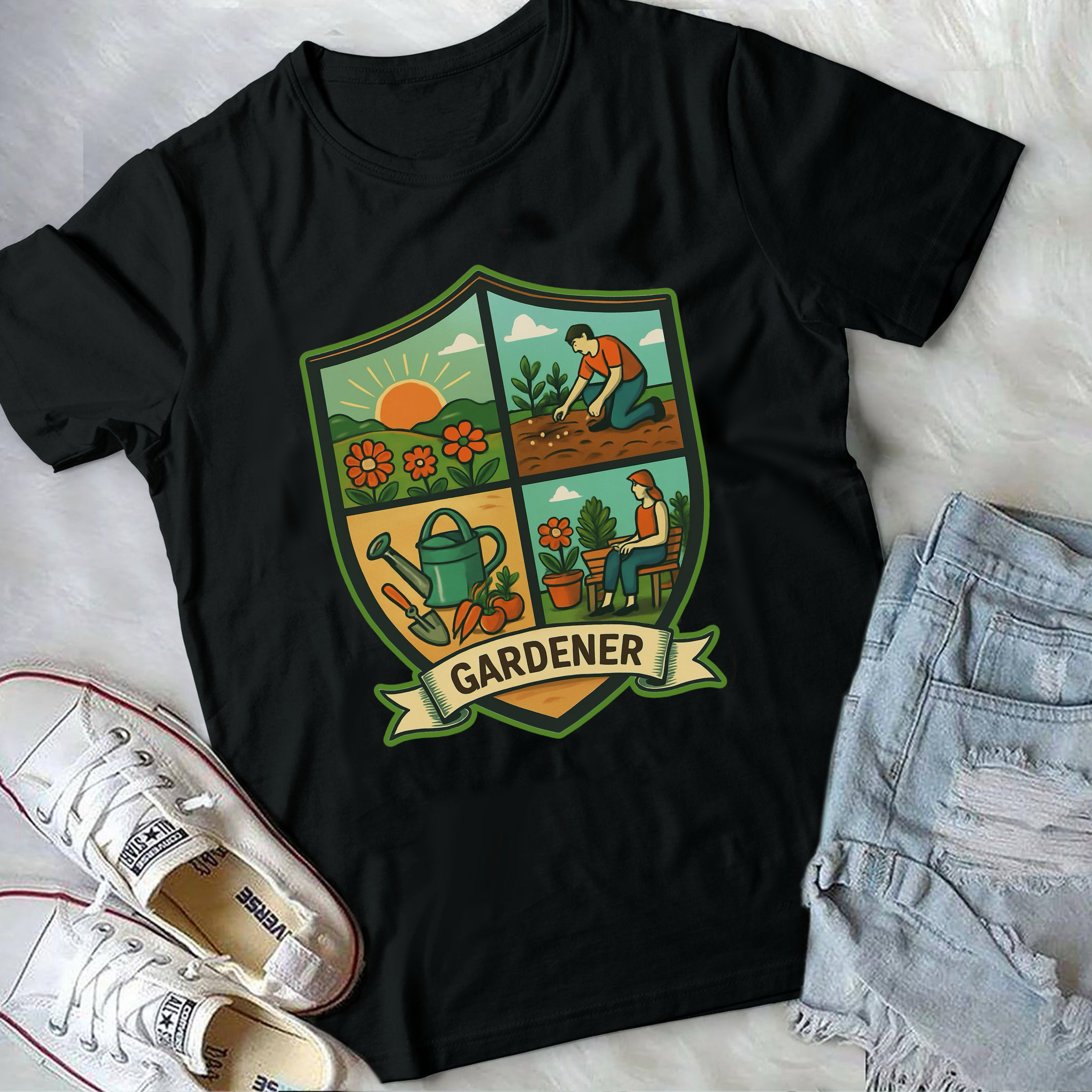 Gardener's Pride Unisex Tee | Gardening Shirt, Plant Lover Gift, Eco-Friendly Tee, Nature Enthusiast Apparel, Outdoor Adventure Top Gardener's Pride Unisex Tee | Gardening Shirt, Plant Lover Gift, Eco-Friendly Tee, Nature Enthusiast Apparel, Outdoor Adventure Top