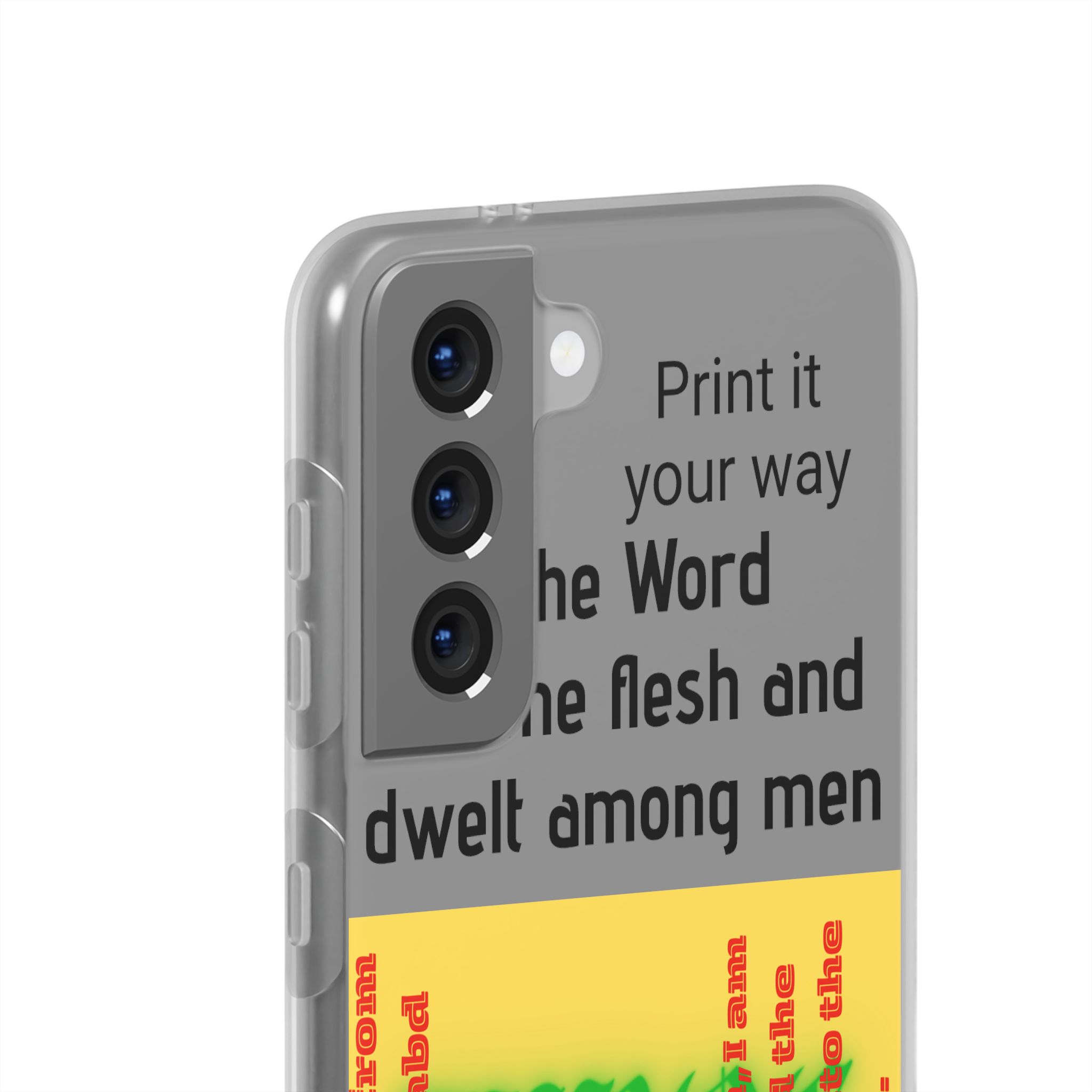 Samsung and Iphone Cases, Spiritual Flexi Case, 12 Tribes Designs, TLROG design, Gift for Believers, Inspirational Phone Accessory product thumbnail image
