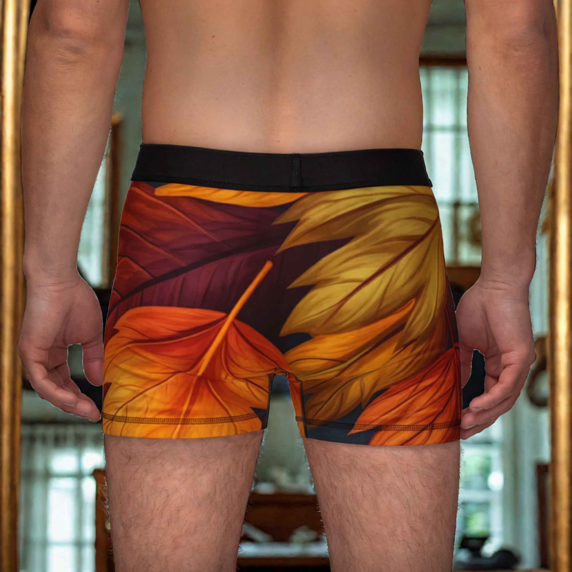Autumn Leaves Mens Boxer Briefs Fall Foliage AOP Underwear | Soft Stretchy Lightweight Boxers | Nature-Inspired Mens Gift product thumbnail image Autumn Leaves Mens Boxer Briefs Fall Foliage AOP Underwear | Soft Stretchy Lightweight Boxers | Nature-Inspired Mens Gift product thumbnail image