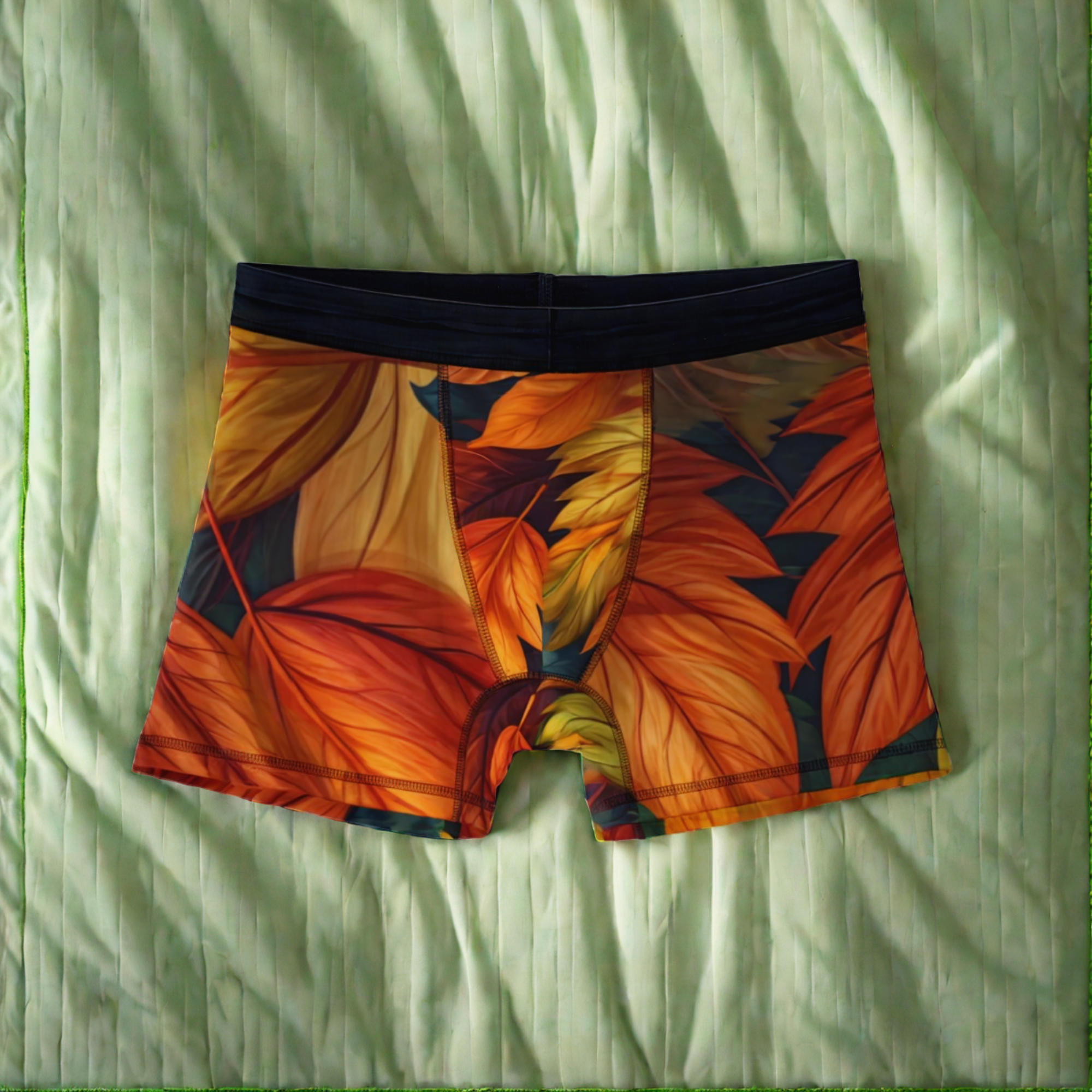 Autumn Leaves Mens Boxer Briefs Fall Foliage AOP Underwear | Soft Stretchy Lightweight Boxers | Nature-Inspired Mens Gift product thumbnail image Autumn Leaves Mens Boxer Briefs Fall Foliage AOP Underwear | Soft Stretchy Lightweight Boxers | Nature-Inspired Mens Gift product thumbnail image