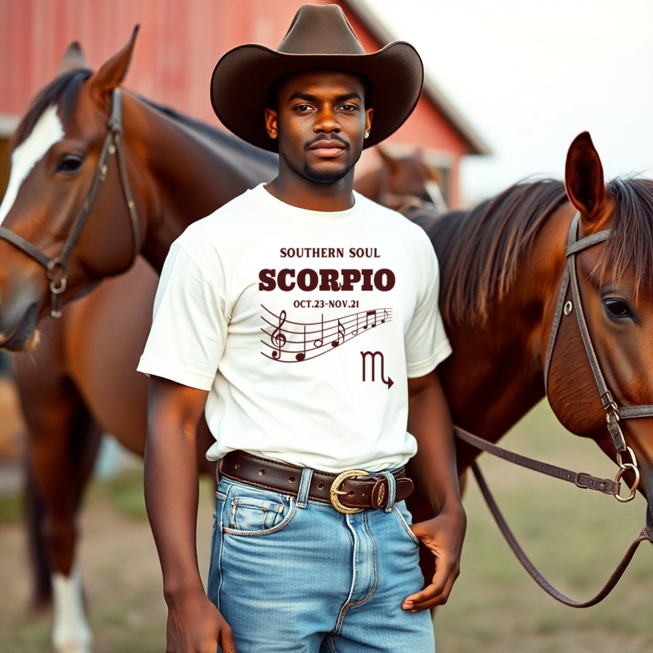 Southern Soul Scorpio - T - Shirts