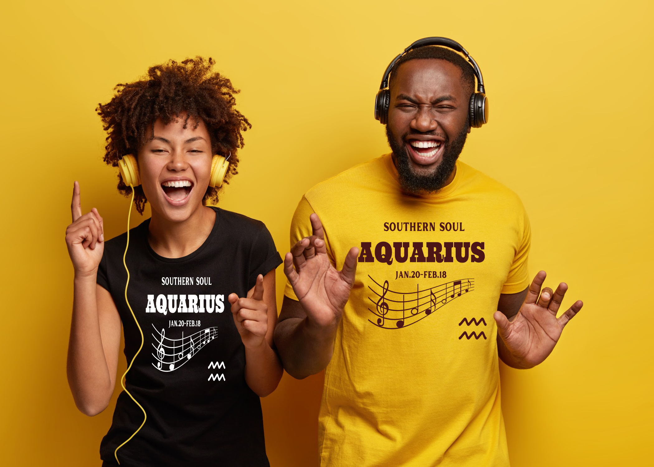 Southern Soul Aquarius - T-Shirts Southern Soul Aquarius - T-Shirts