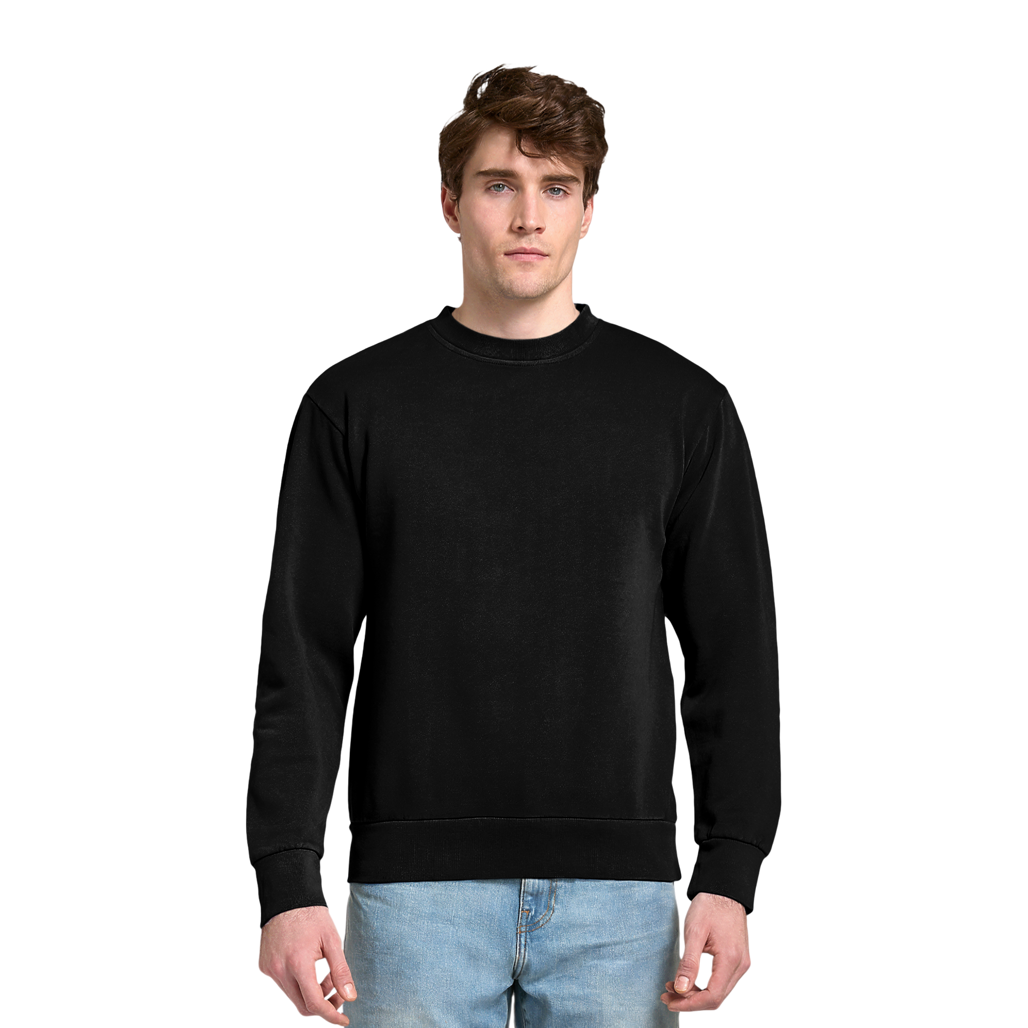 Urban Style Unisex Crewneck Sweatshirt with Graphic Design product thumbnail image Urban Style Unisex Crewneck Sweatshirt with Graphic Design product thumbnail image