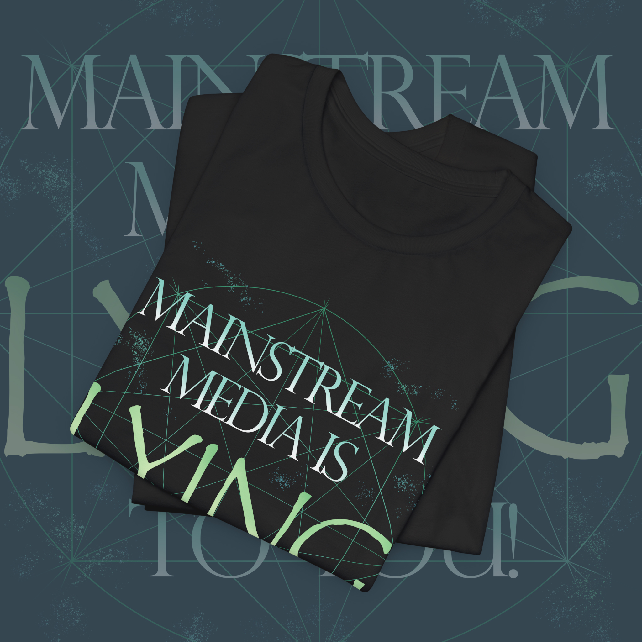 Media Truth Unisex Tee - Mainstream Media Is Lying to You, Gift for Truth Seekers, Statement T-Shirt, Conspiracy Theory Tee, Everyday Wear product thumbnail image Media Truth Unisex Tee - Mainstream Media Is Lying to You, Gift for Truth Seekers, Statement T-Shirt, Conspiracy Theory Tee, Everyday Wear product thumbnail image