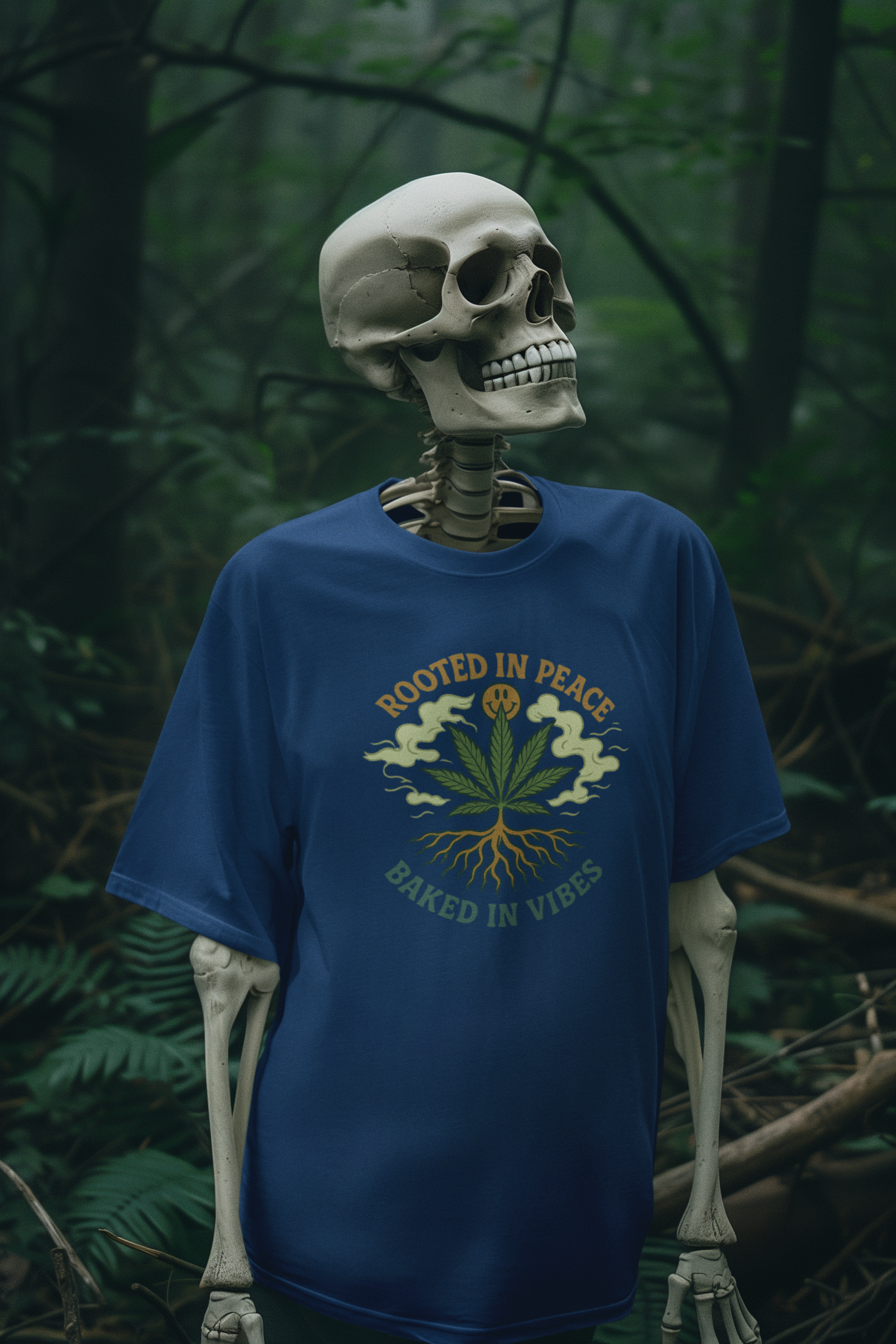 Rooted in Peace, Baked in Vibes Unisex Tshirt product thumbnail image