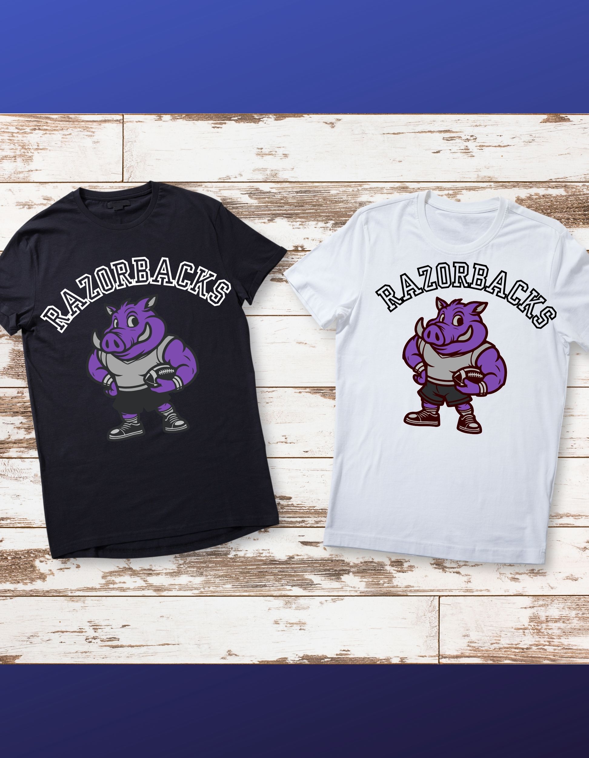 Razorbacks T-Shirt Robinson Middle School Spirit Wear