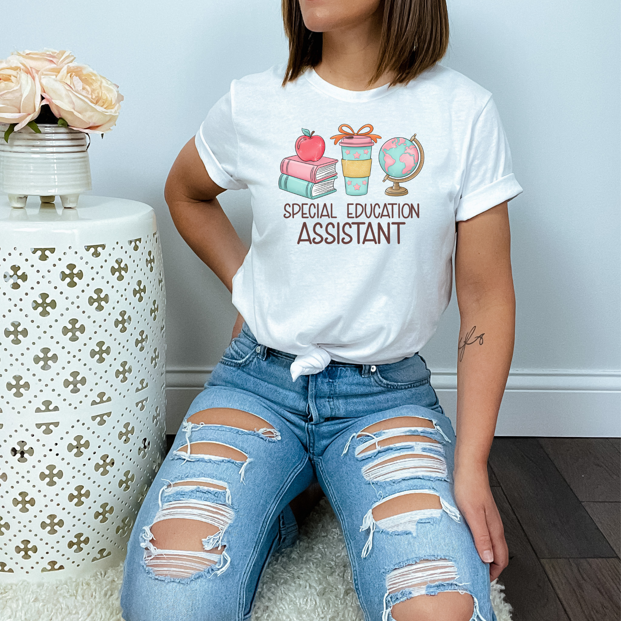 Special Education Assistant T-Shirt | SpEd Para Tee | Teacher Appreciation Gift | Classroom Staff Shirt | Educational Support Staff Shirt product thumbnail image Special Education Assistant T-Shirt | SpEd Para Tee | Teacher Appreciation Gift | Classroom Staff Shirt | Educational Support Staff Shirt product thumbnail image