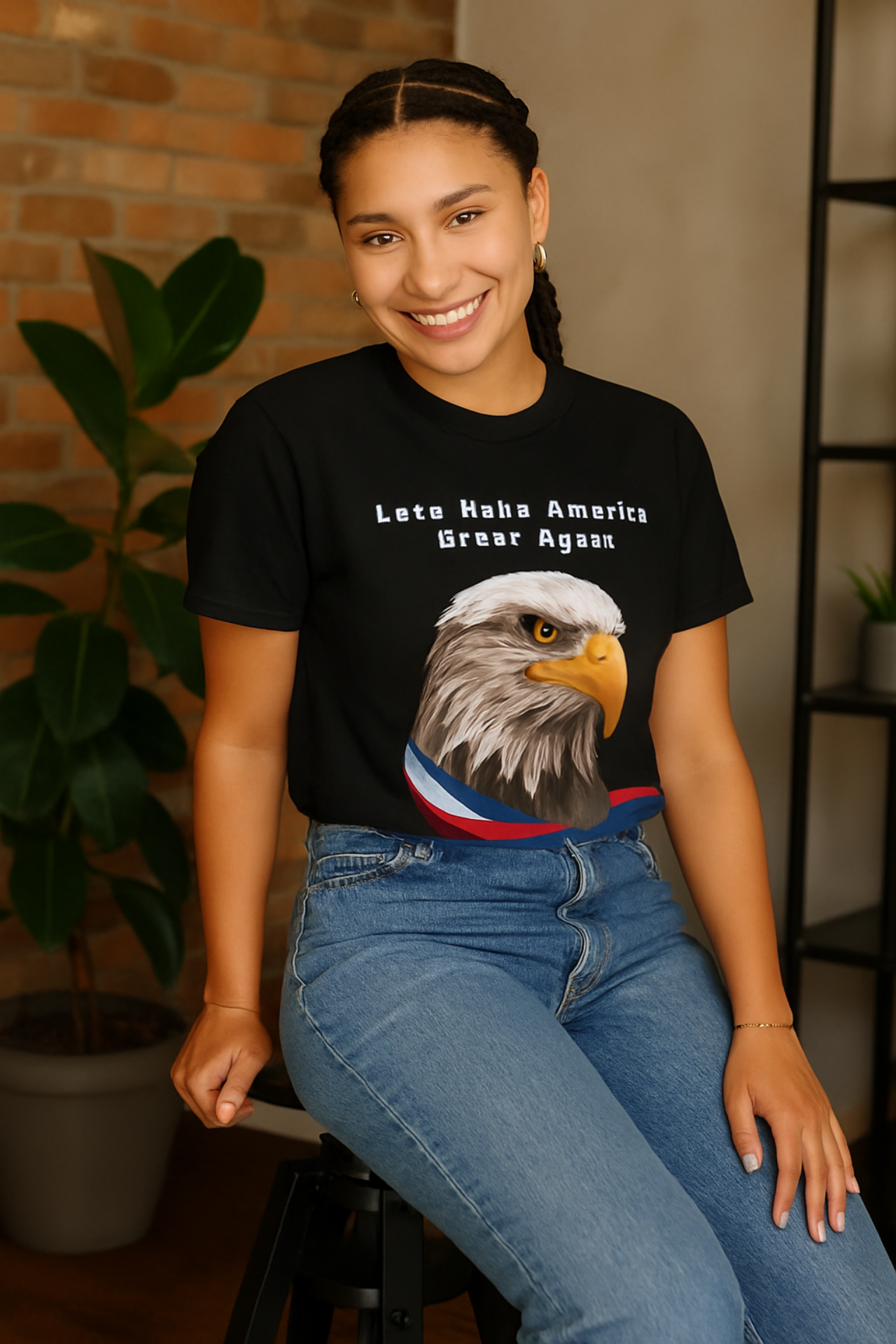 Patriotic Bald Eagle T Shirt Lets Make America Great Again | USA Pride Tee | Unisex Conservative Graphic Shirt | Gift for Americans product thumbnail image Patriotic Bald Eagle T Shirt Lets Make America Great Again | USA Pride Tee | Unisex Conservative Graphic Shirt | Gift for Americans product thumbnail image