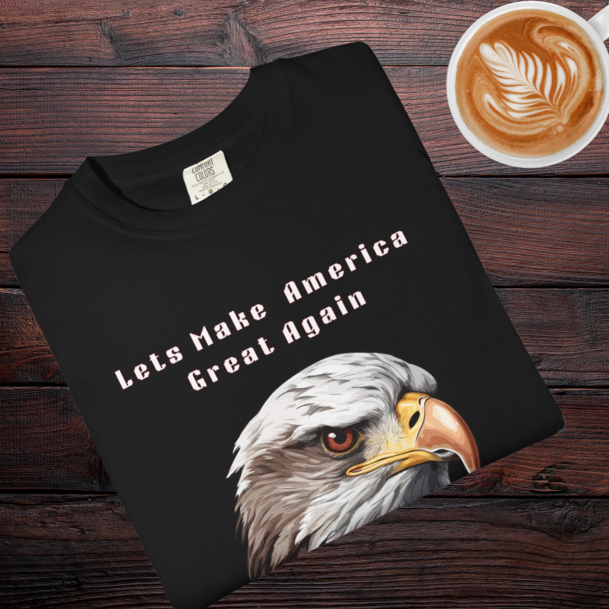Patriotic Bald Eagle T Shirt Lets Make America Great Again | USA Pride Tee | Unisex Conservative Graphic Shirt | Gift for Americans product thumbnail image Patriotic Bald Eagle T Shirt Lets Make America Great Again | USA Pride Tee | Unisex Conservative Graphic Shirt | Gift for Americans product thumbnail image