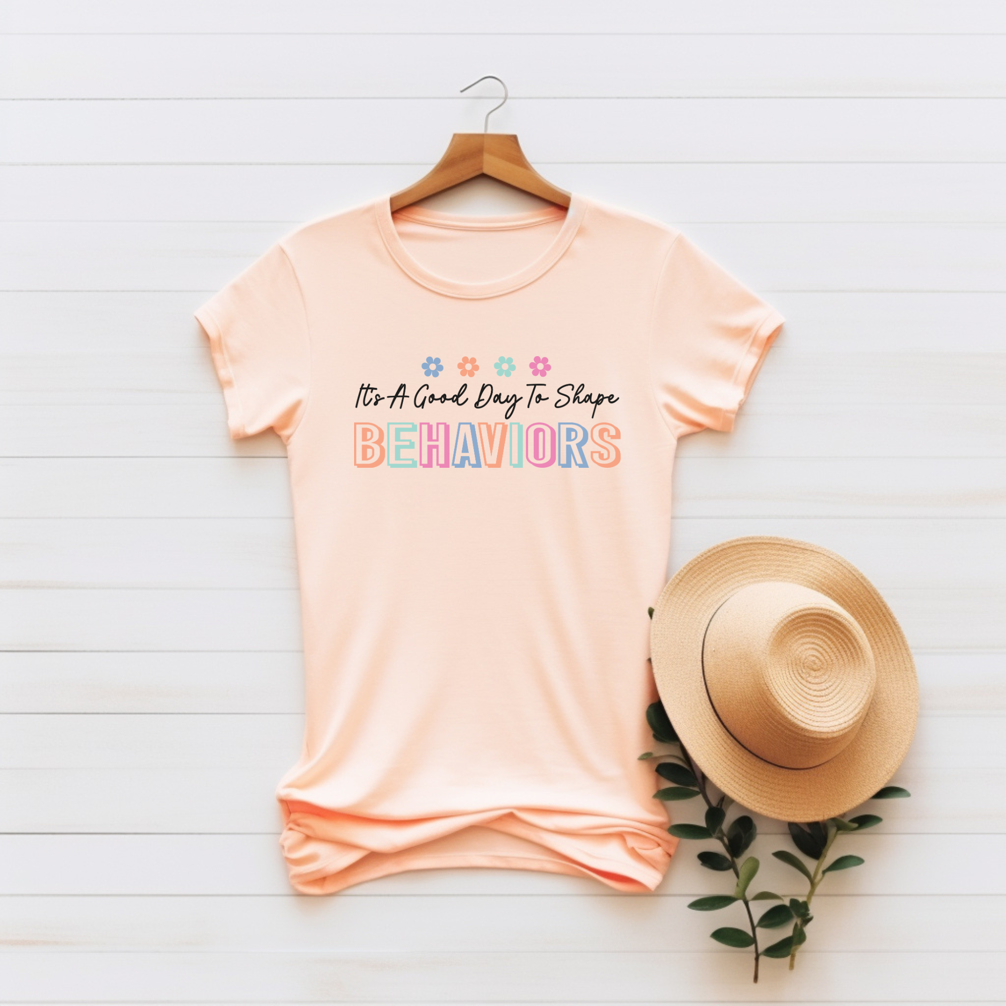 It’s A Good Day to Shape Behaviors T-Shirt | ABA Therapist Tee | Behavior Technician Shirt | BCBA Gift | Cute RBT Shirt | SpEd Staff Shirt product thumbnail image It’s A Good Day to Shape Behaviors T-Shirt | ABA Therapist Tee | Behavior Technician Shirt | BCBA Gift | Cute RBT Shirt | SpEd Staff Shirt product thumbnail image