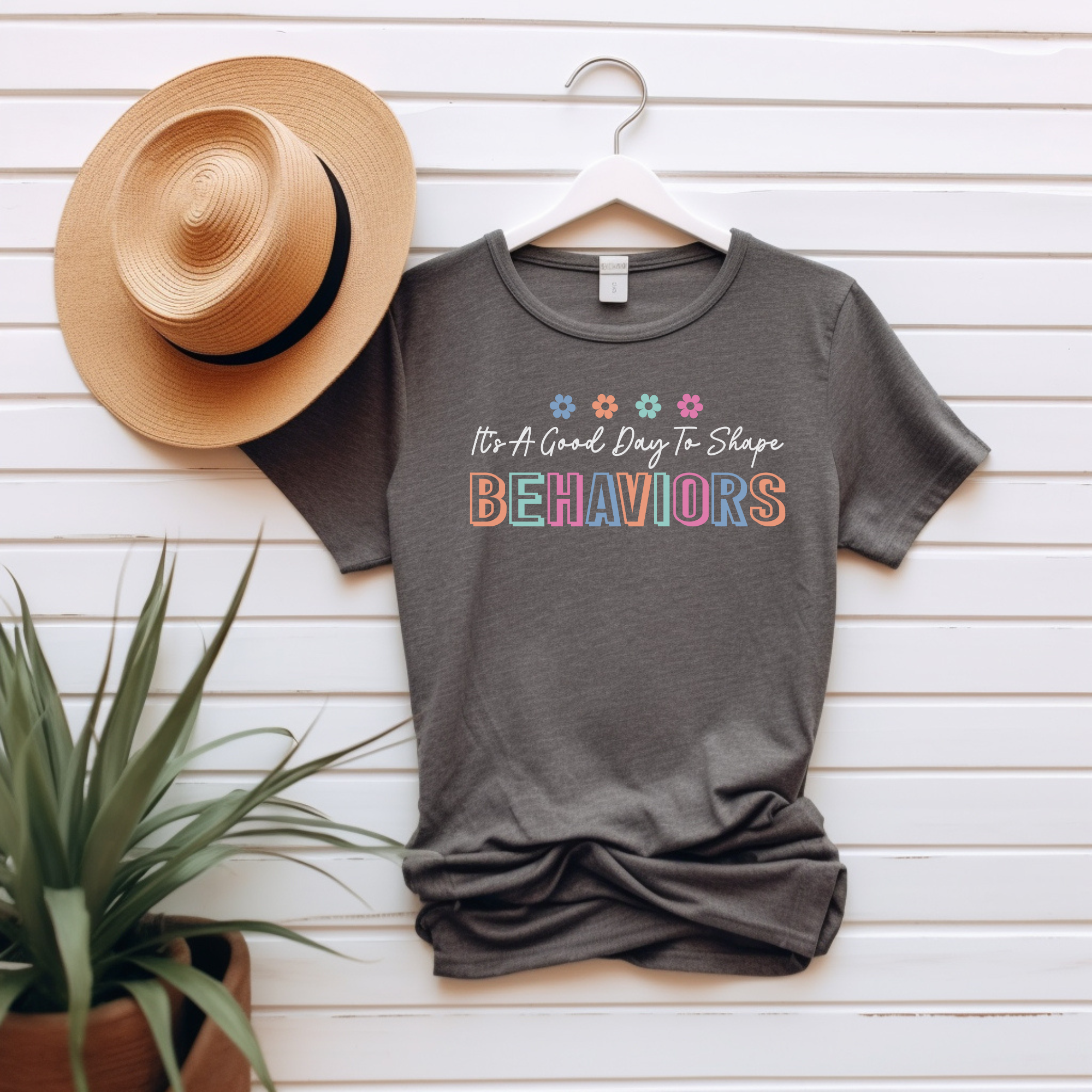 It’s A Good Day to Shape Behaviors T-Shirt | ABA Therapist Tee | Behavior Technician Shirt | BCBA Gift | Cute RBT Shirt | SpEd Staff Shirt product thumbnail image