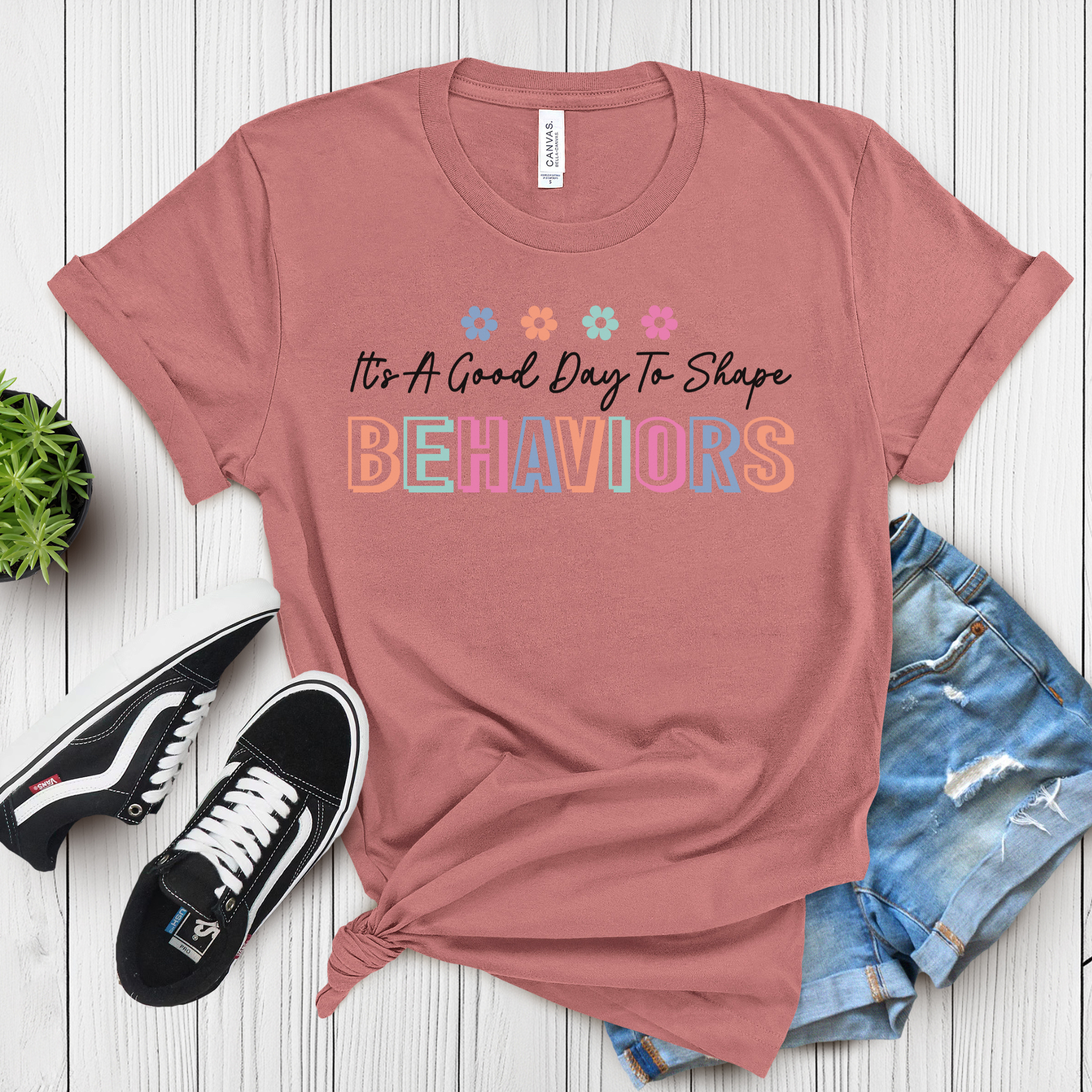 It’s A Good Day to Shape Behaviors T-Shirt | ABA Therapist Tee | Behavior Technician Shirt | BCBA Gift | Cute RBT Shirt | SpEd Staff Shirt product thumbnail image It’s A Good Day to Shape Behaviors T-Shirt | ABA Therapist Tee | Behavior Technician Shirt | BCBA Gift | Cute RBT Shirt | SpEd Staff Shirt product thumbnail image