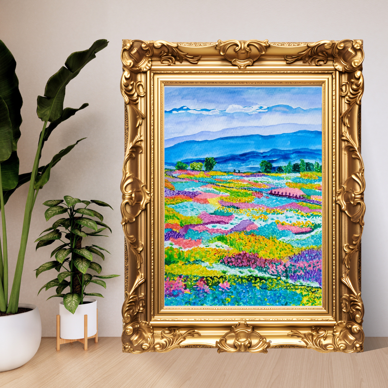 Vibrant Landscape Art Print