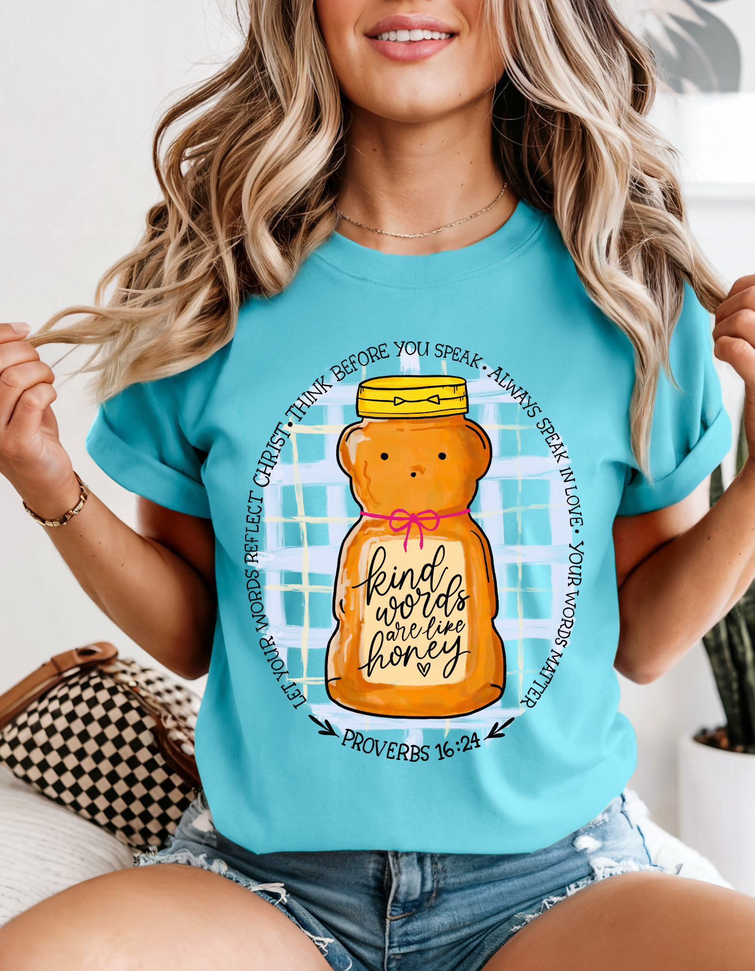 Kindness Proverb T-Shirt, Inspirational Shirt, Gift for Friends, Faith-Based Apparel, Cute Casual Wear product thumbnail image