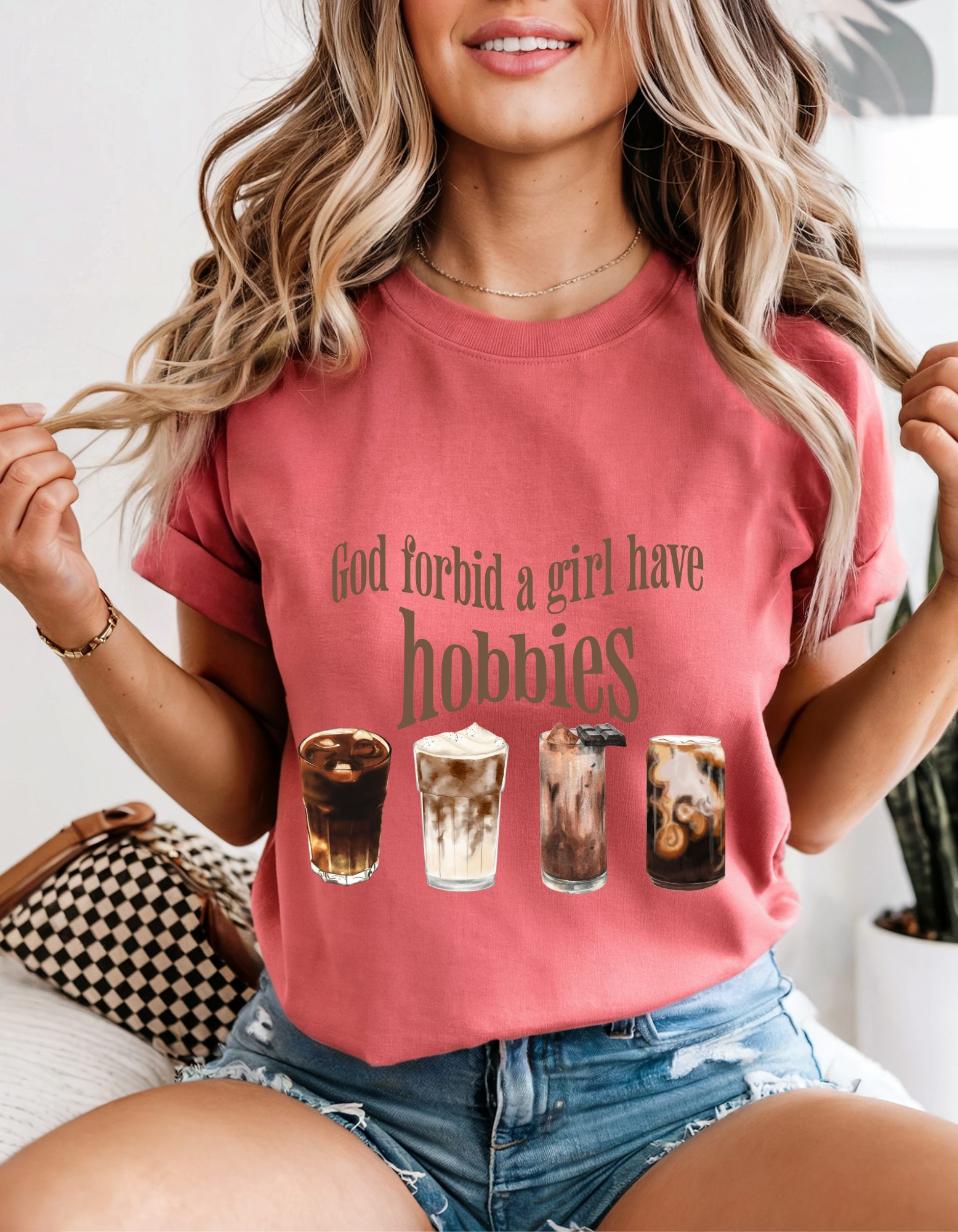 Coffee Lover's Hobby T-shirt, Unisex T-Shirt for Casual Wear, Gift for Coffee Enthusiasts, Funny Graphic Tee, Perfect for Birthdays product thumbnail image Coffee Lover's Hobby T-shirt, Unisex T-Shirt for Casual Wear, Gift for Coffee Enthusiasts, Funny Graphic Tee, Perfect for Birthdays product thumbnail image