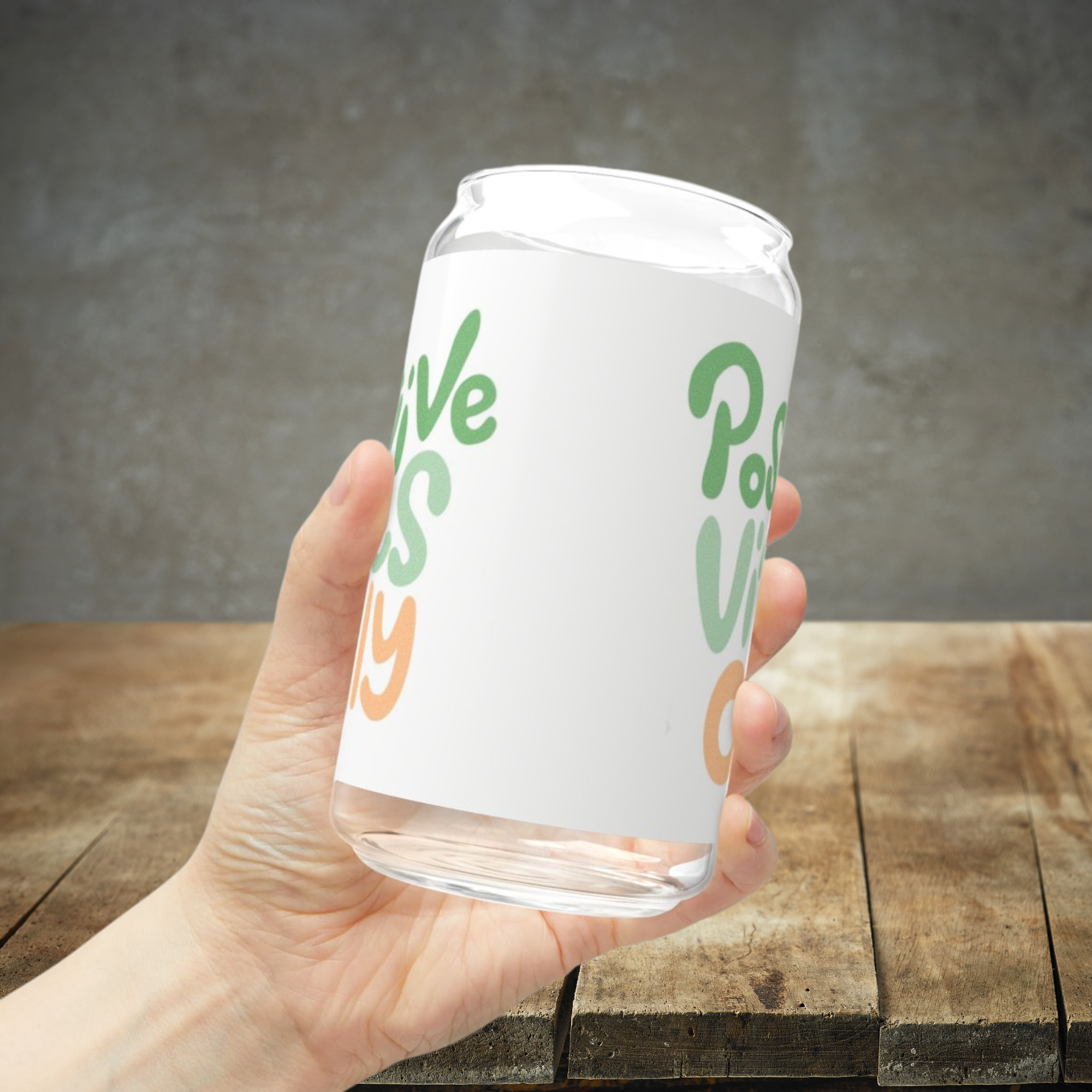 Positive Vibes Only Glass Cup – 16oz Sipper Tumbler with Bamboo Lid and Straw | Aesthetic Iced Coffee Glass | Motivational Gift product thumbnail image Positive Vibes Only Glass Cup – 16oz Sipper Tumbler with Bamboo Lid and Straw | Aesthetic Iced Coffee Glass | Motivational Gift product thumbnail image