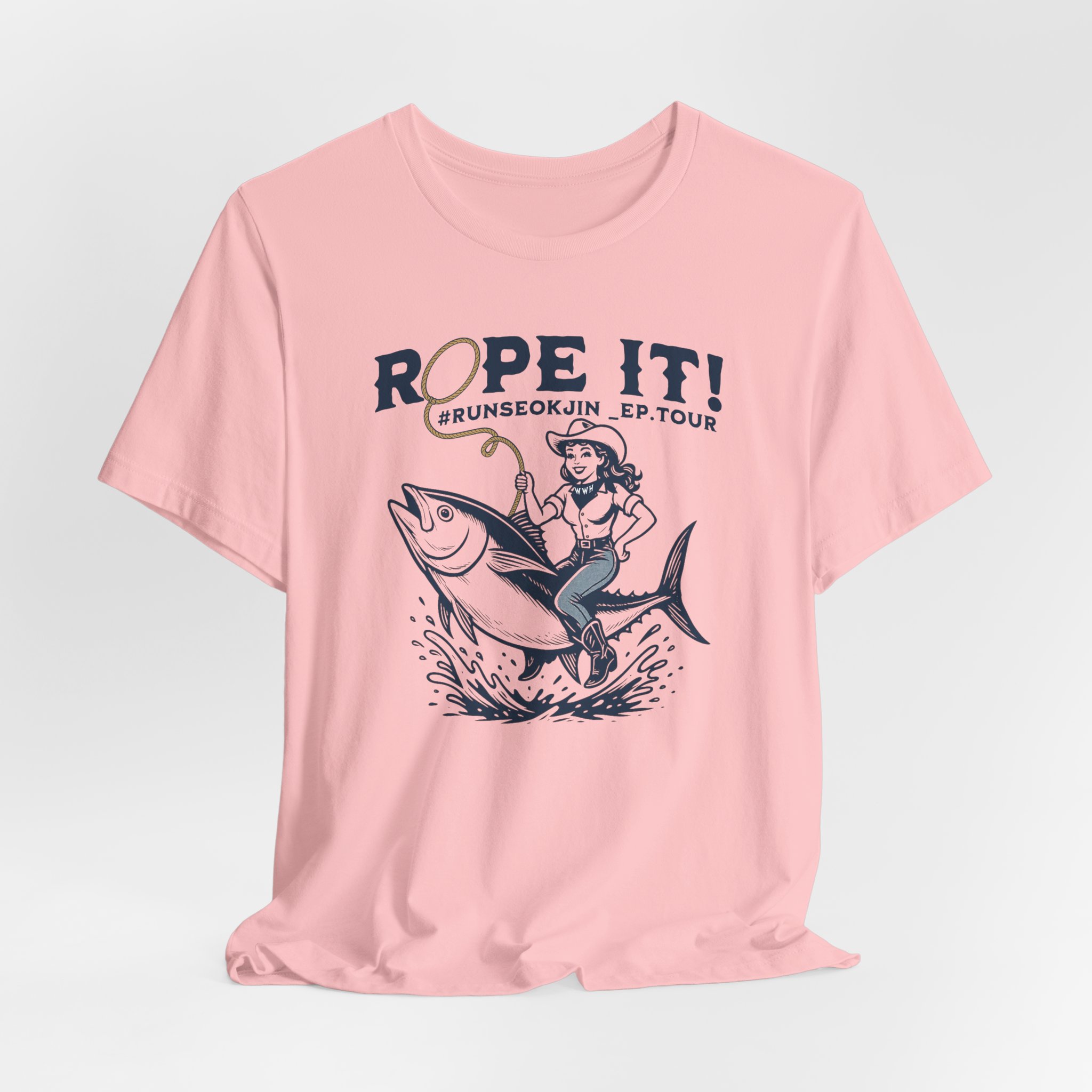 JIN Tuna Tour Unisex Tee, Designed for Army by Army product thumbnail image JIN Tuna Tour Unisex Tee, Designed for Army by Army product thumbnail image