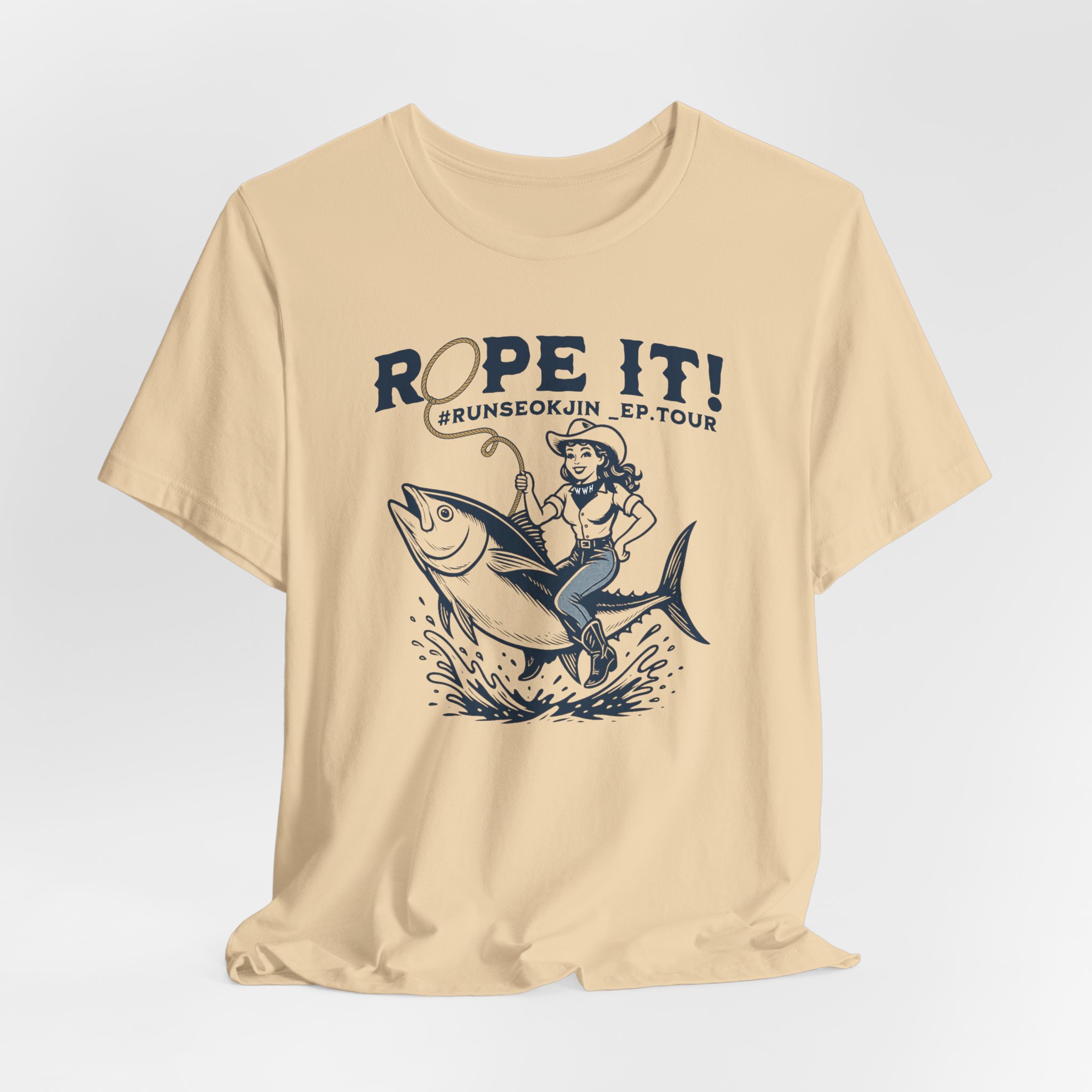 JIN Tuna Tour Unisex Tee, Designed for Army by Army product thumbnail image JIN Tuna Tour Unisex Tee, Designed for Army by Army product thumbnail image