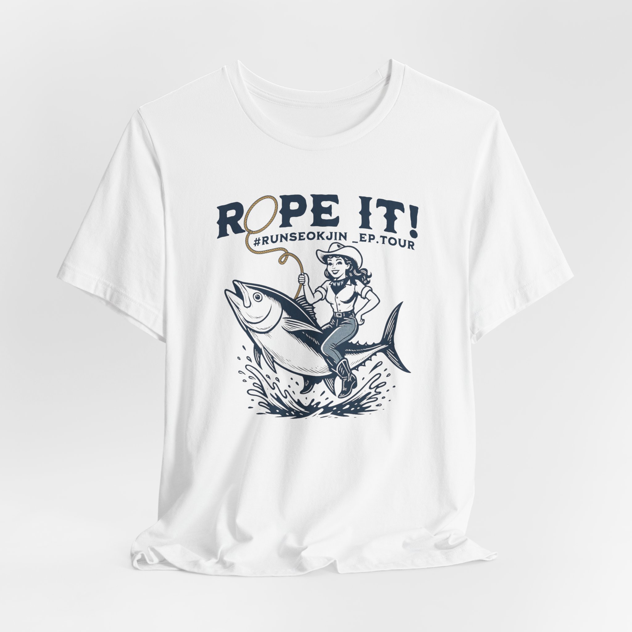 JIN Tuna Tour Unisex Tee, Designed for Army by Army product thumbnail image JIN Tuna Tour Unisex Tee, Designed for Army by Army product thumbnail image