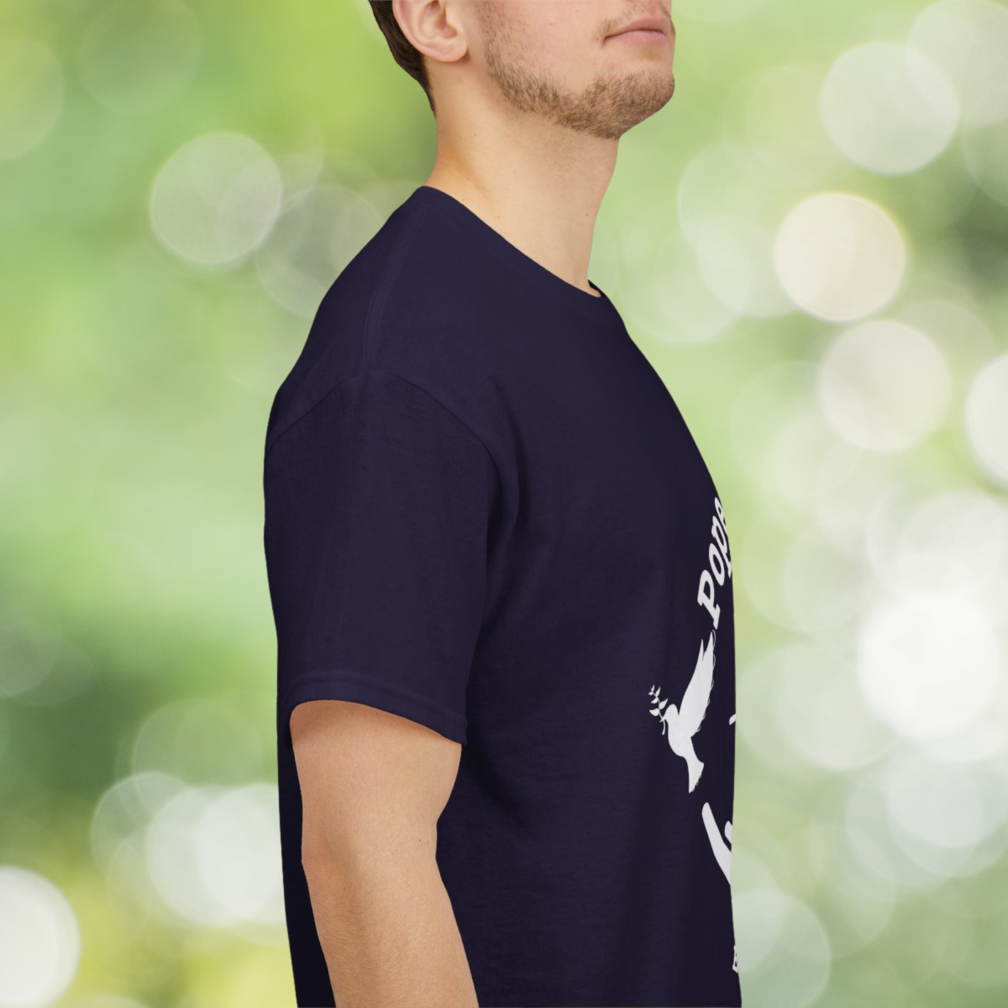 Faith-Inspired Unisex Tee, Spiritual T-Shirt, Pope Leo XIV Tee, Christian Cotton Top, Religious Gift, Church Apparel product thumbnail image Faith-Inspired Unisex Tee, Spiritual T-Shirt, Pope Leo XIV Tee, Christian Cotton Top, Religious Gift, Church Apparel product thumbnail image