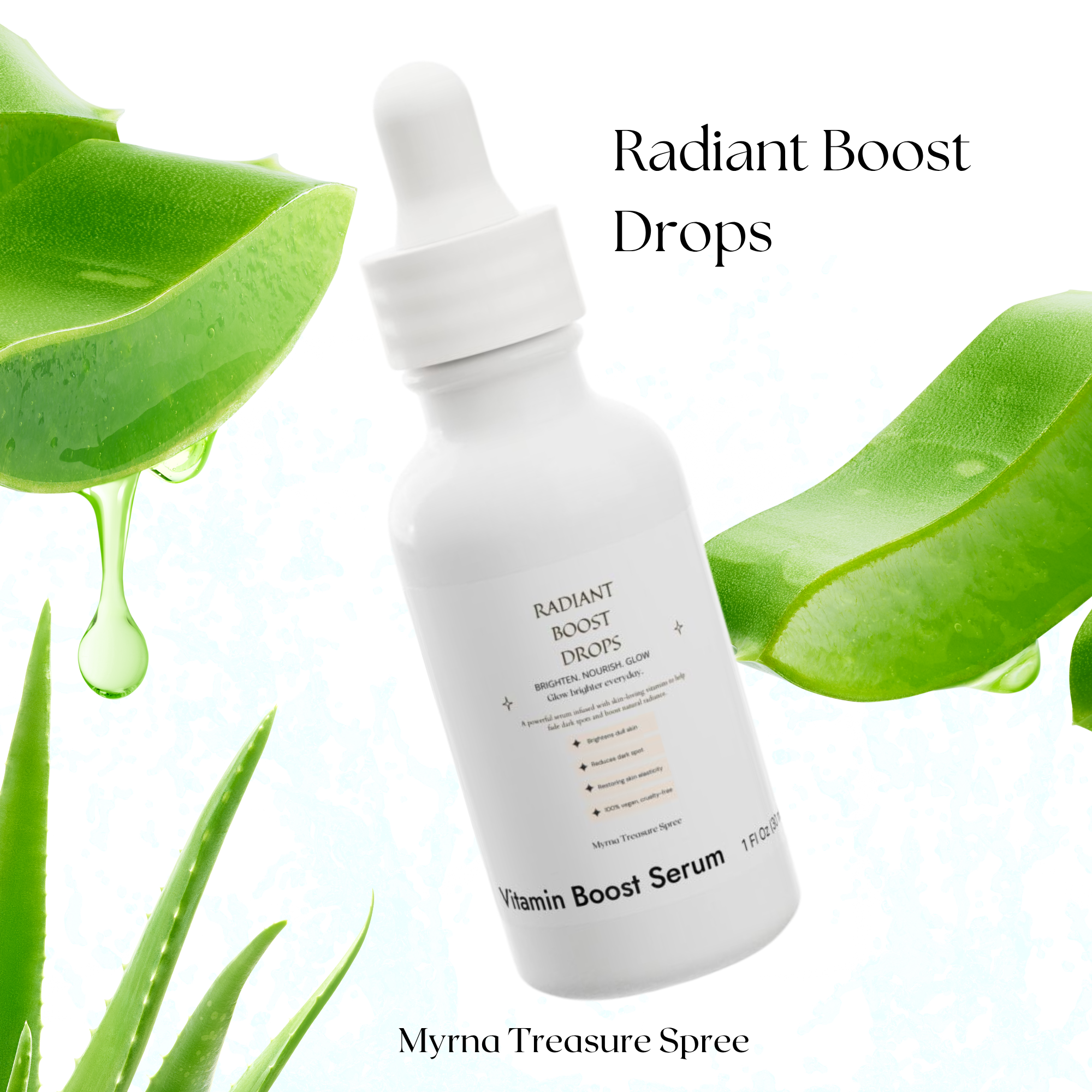 Radiant Boost Drops- Vitamin C Serum for Dark Spots & Glowing Skin Every day, Vitamin Boost Serum, 1oz product thumbnail image Radiant Boost Drops- Vitamin C Serum for Dark Spots & Glowing Skin Every day, Vitamin Boost Serum, 1oz product thumbnail image