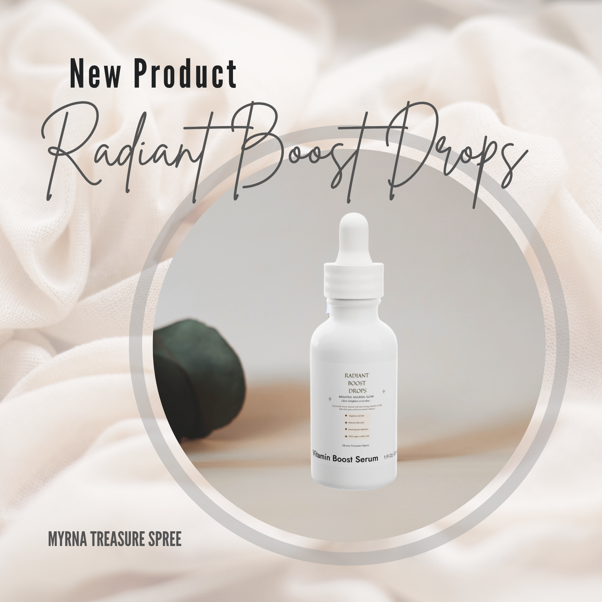 Radiant Boost Drops- Vitamin C Serum for Dark Spots & Glowing Skin Every day, Vitamin Boost Serum, 1oz product thumbnail image Radiant Boost Drops- Vitamin C Serum for Dark Spots & Glowing Skin Every day, Vitamin Boost Serum, 1oz product thumbnail image