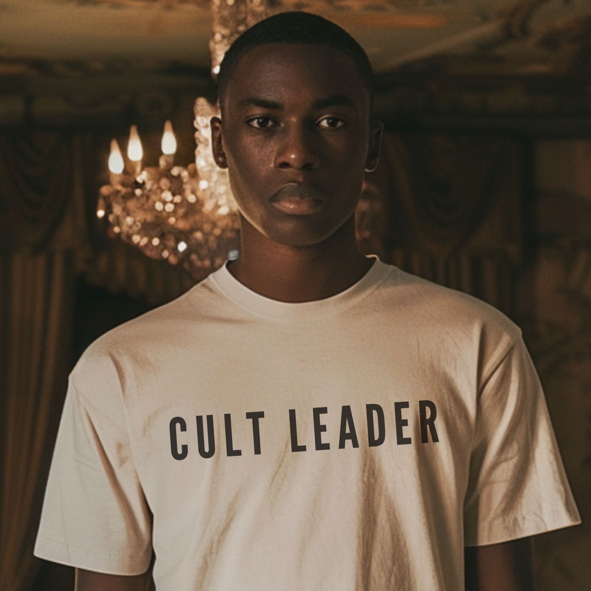Cult Leader T-Shirt, Cool Graphic Tee, Unisex Casual Wear, Funny Gift for Friends, Statement Clothing, Trendy Apparel product thumbnail image Cult Leader T-Shirt, Cool Graphic Tee, Unisex Casual Wear, Funny Gift for Friends, Statement Clothing, Trendy Apparel product thumbnail image