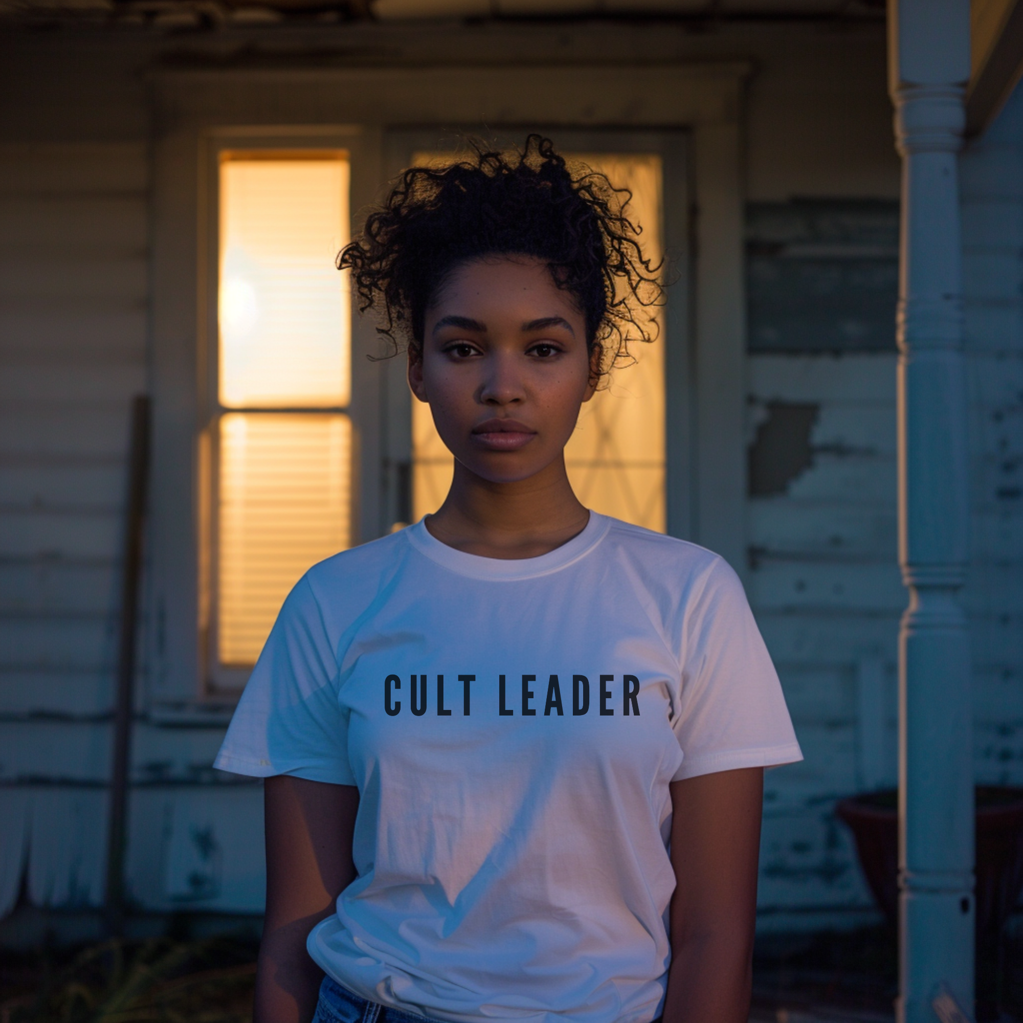 Cult Leader T-Shirt, Cool Graphic Tee, Unisex Casual Wear, Funny Gift for Friends, Statement Clothing, Trendy Apparel product thumbnail image