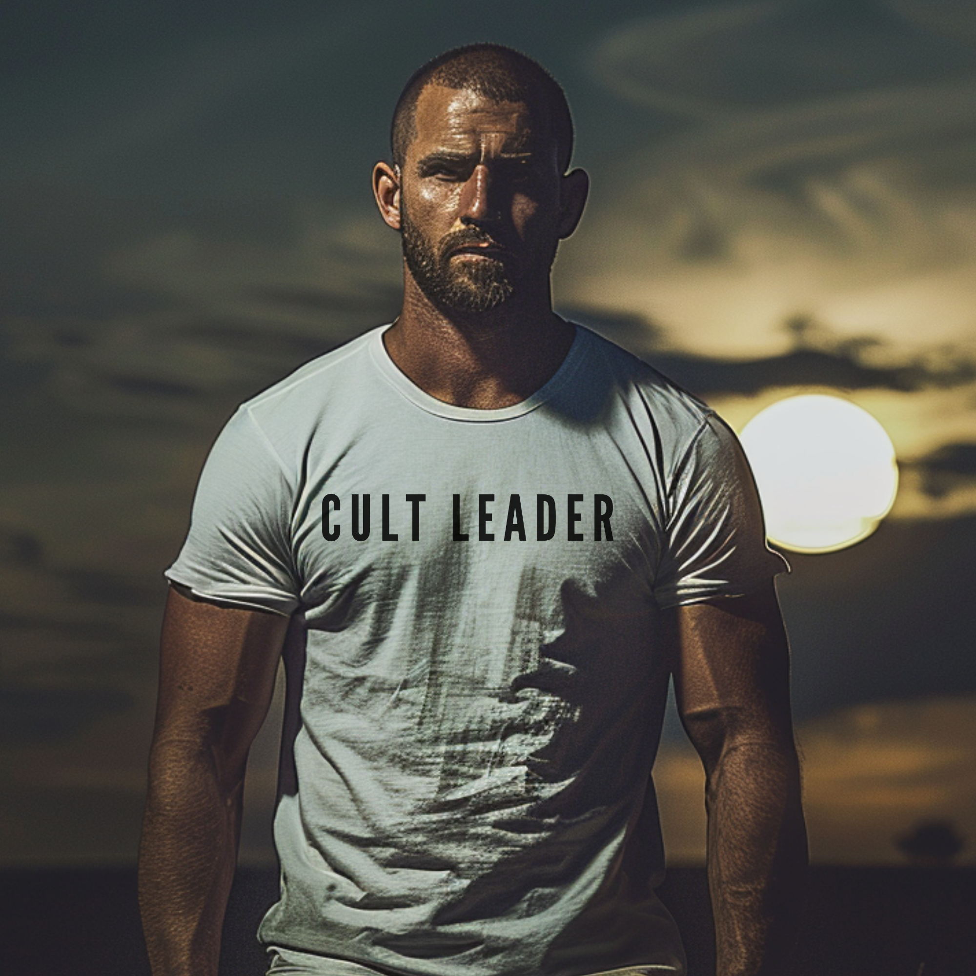 Cult Leader T-Shirt, Cool Graphic Tee, Unisex Casual Wear, Funny Gift for Friends, Statement Clothing, Trendy Apparel product thumbnail image