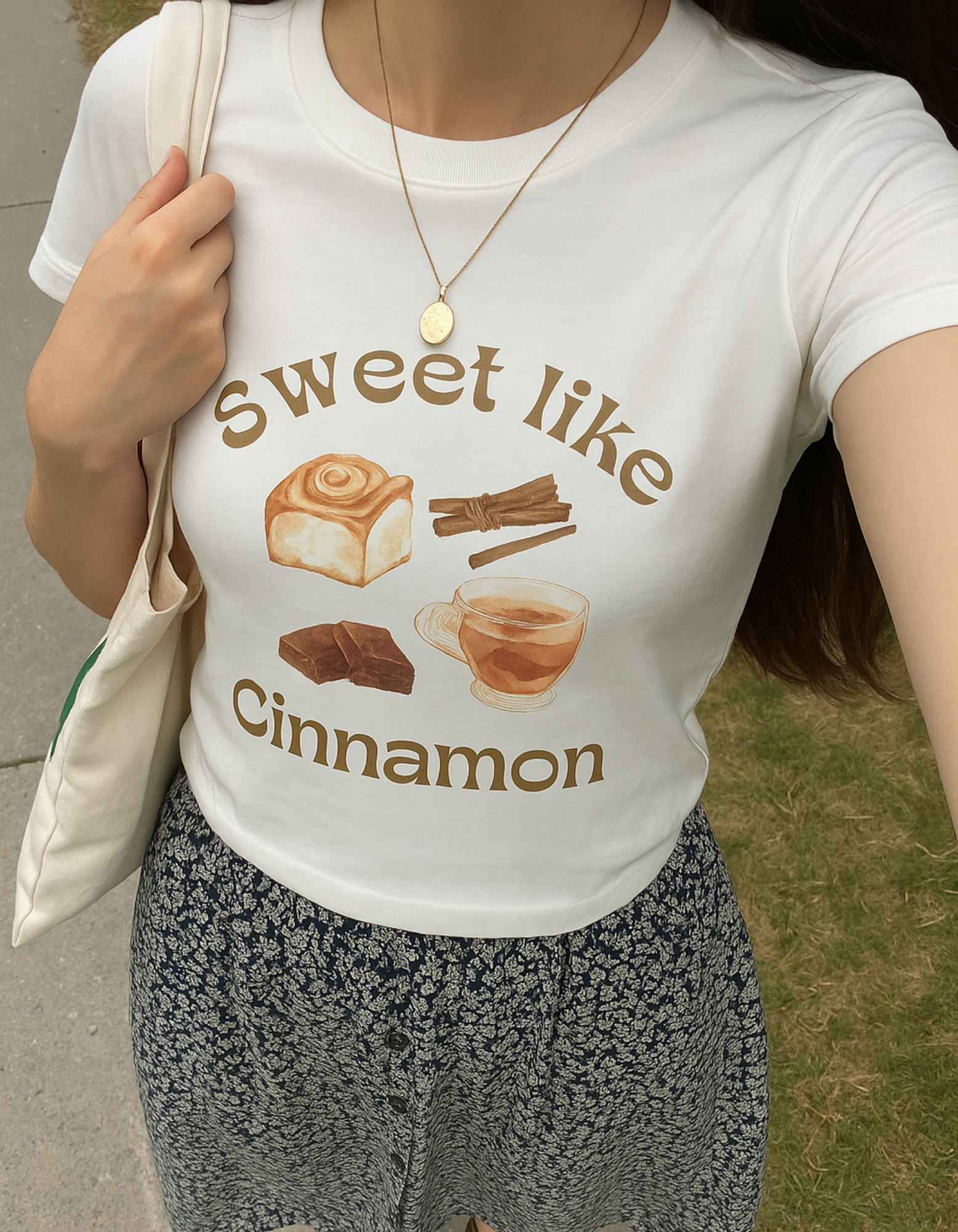 Cinnamon Summer Tee - Cottagecore Aesthetic product thumbnail image