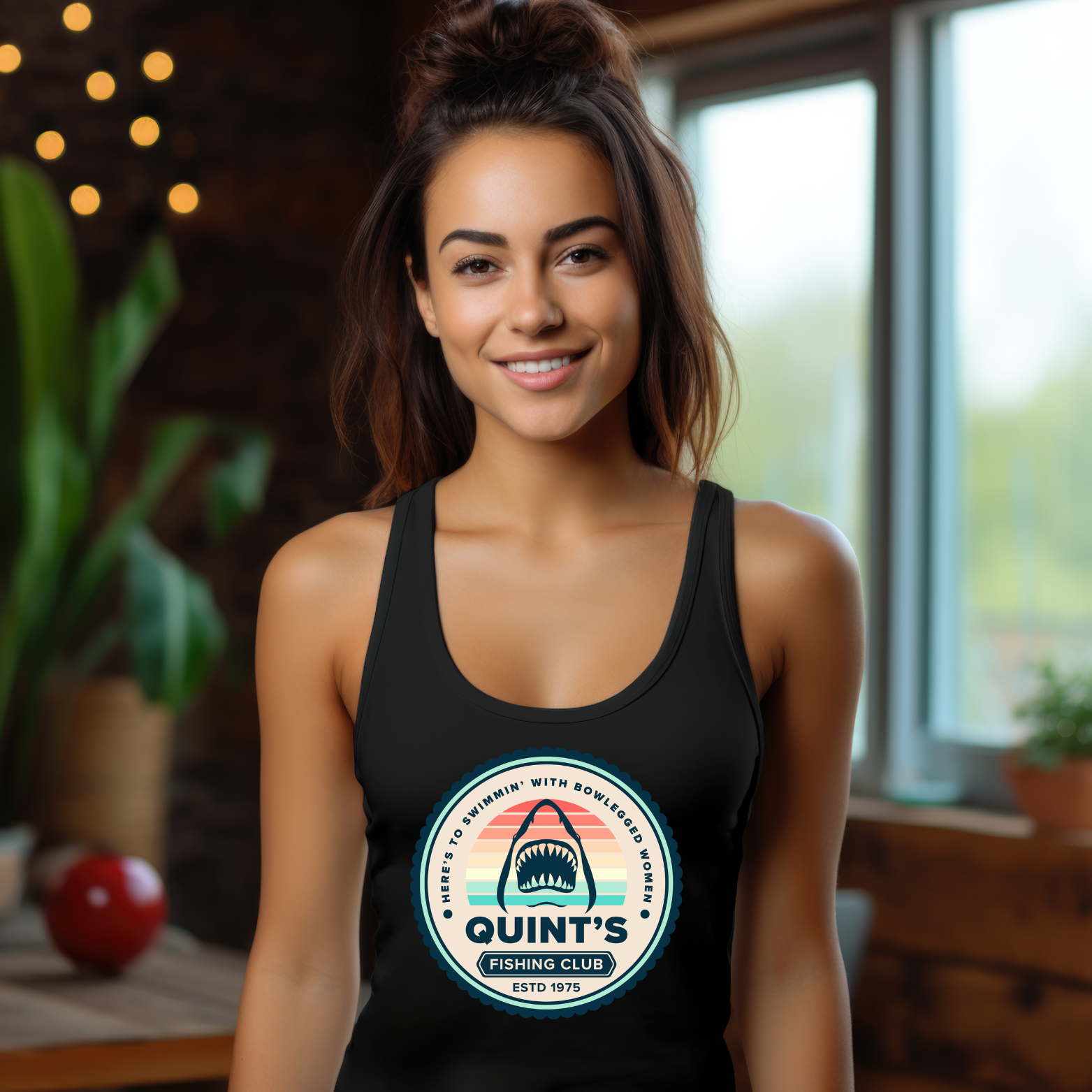 Jaws movie Racerback tank top product thumbnail image